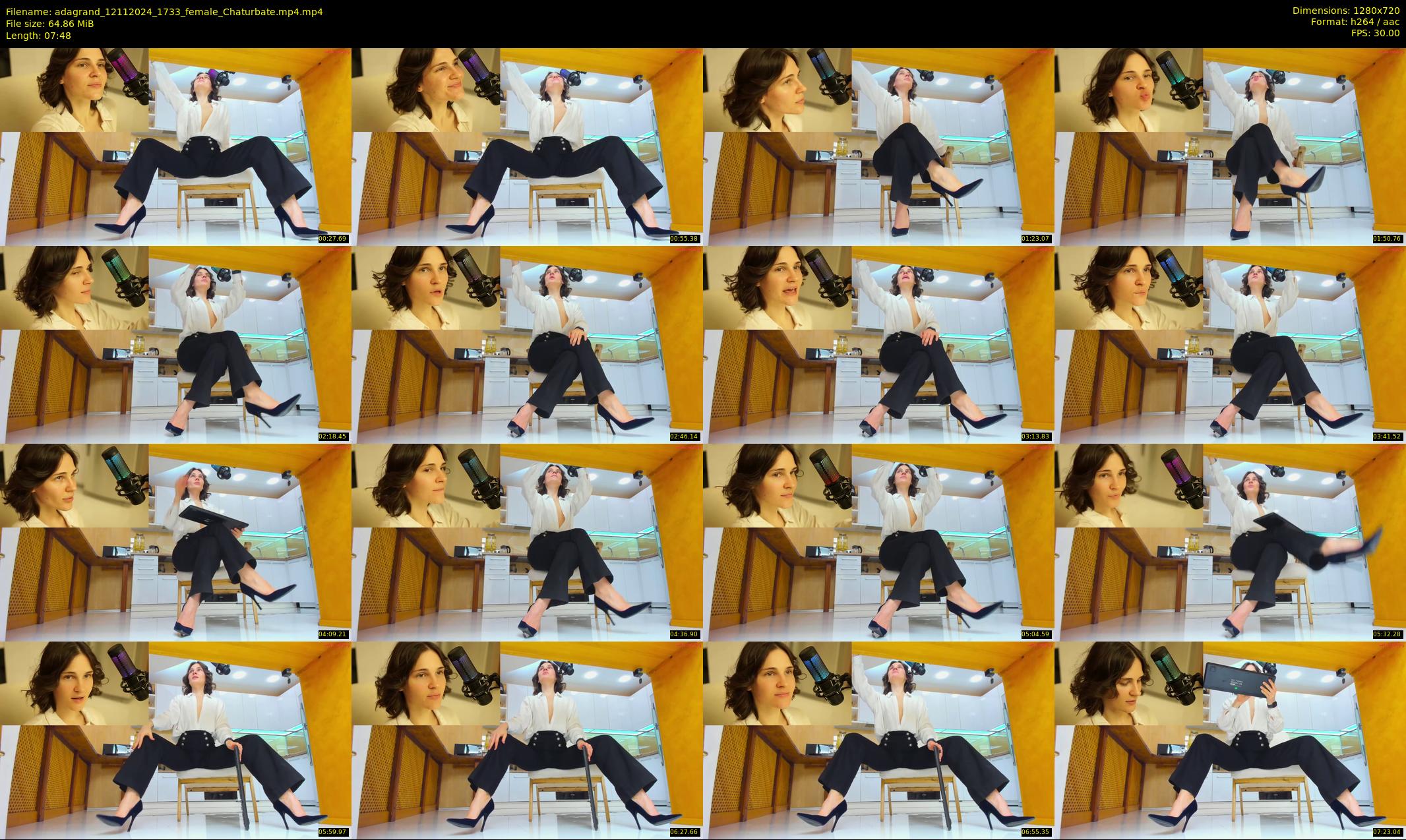 adagrand — 8 minute Chaturbate female cam show recording, 720p, Nov 12, 2024