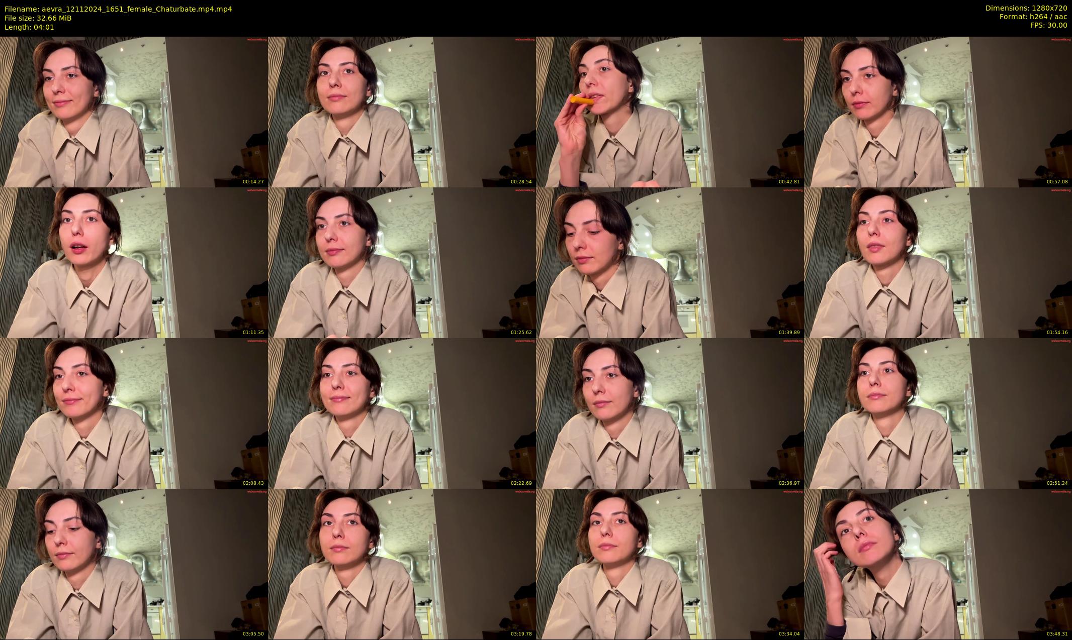 aevra — 5 minute Chaturbate female cam show recording, 720p, Nov 12, 2024