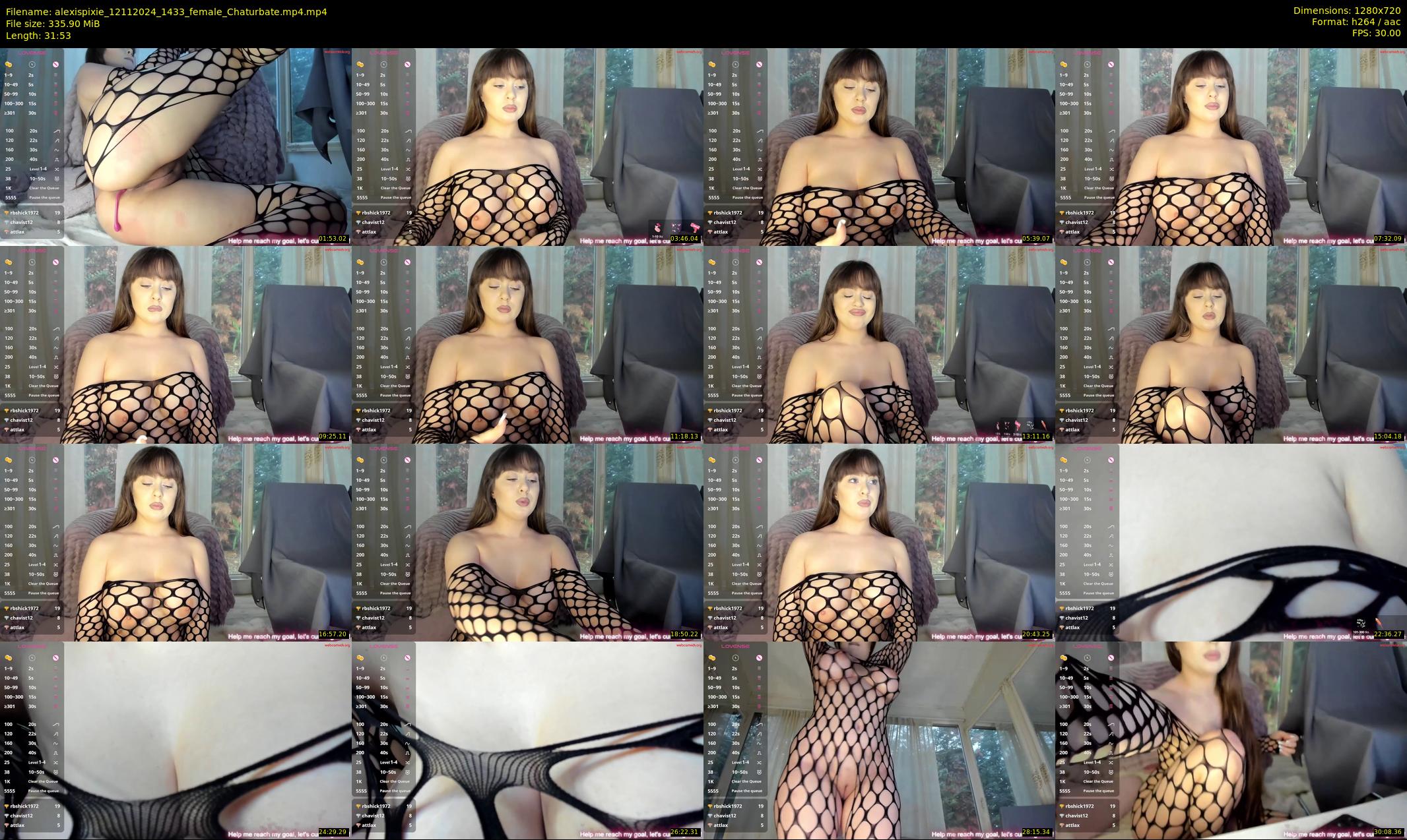 alexispixie — 32 minute Chaturbate female cam show recording, 720p, Nov 12, 2024