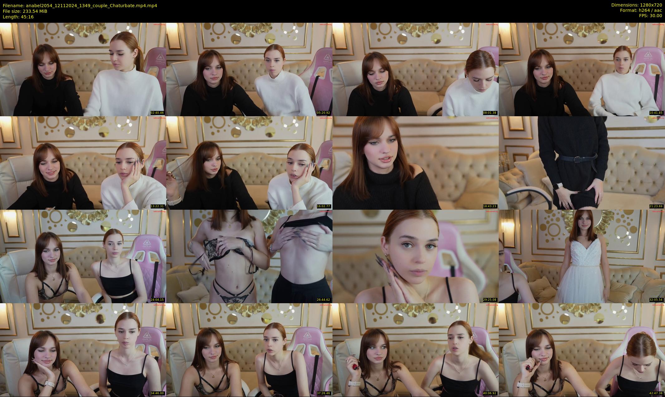anabel2054 — 46 minute Chaturbate female cam show recording, 720p, Nov 12, 2024