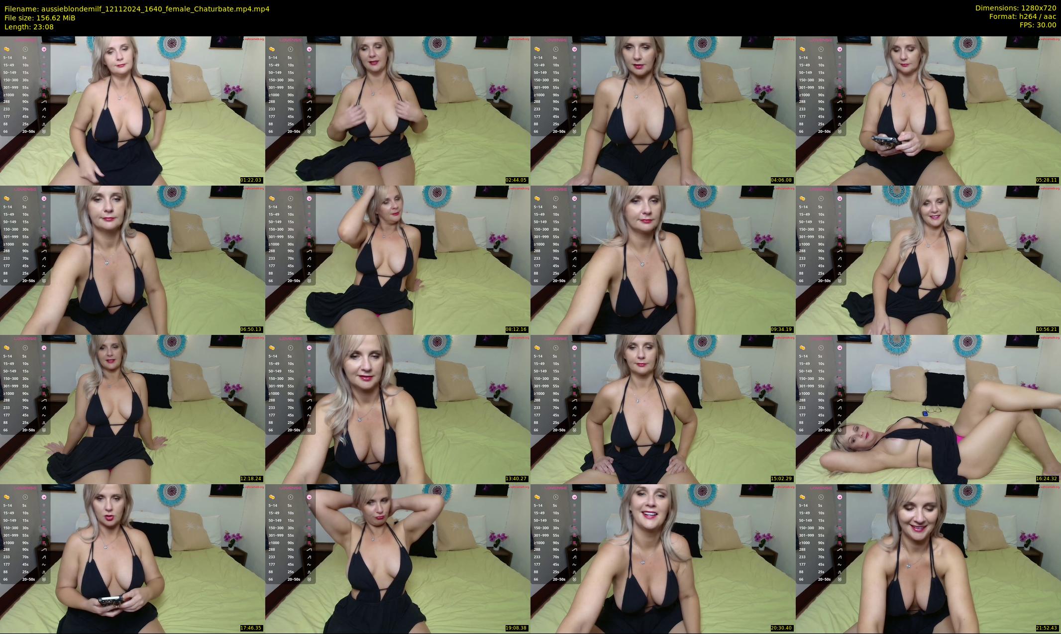aussieblondemilf — 24 minute Chaturbate female cam show recording, 720p, Nov 12, 2024