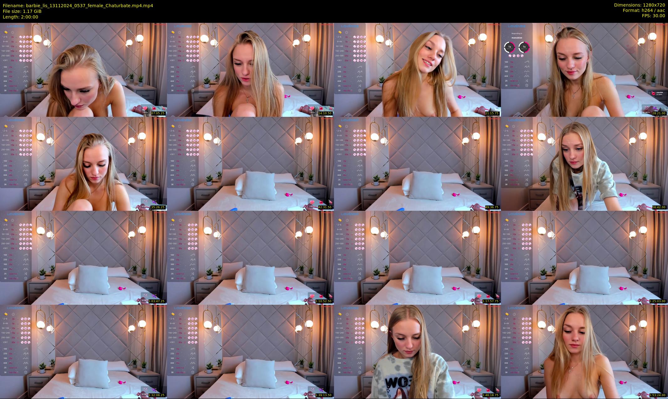 barbie_lis — 120 minute Chaturbate female cam show recording, 720p, Nov 13, 2024