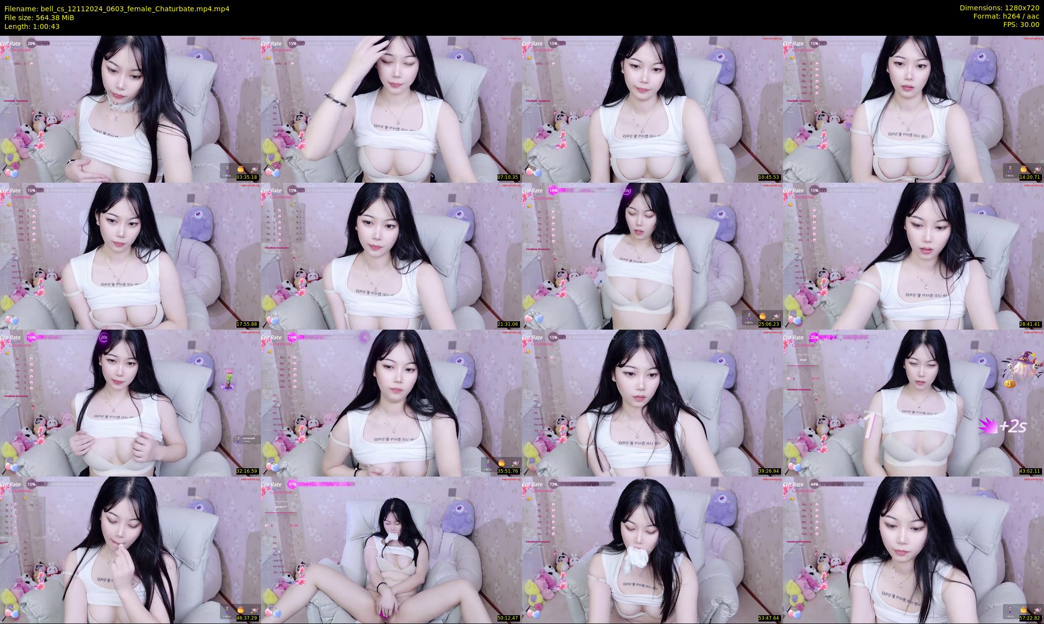 bell_cs — 61 minute Chaturbate female cam show recording, 720p, Nov 12, 2024