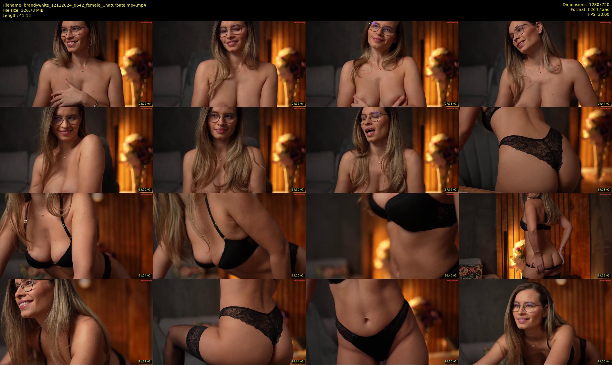 brandywhite — 42 minute Chaturbate female cam show recording, 720p, Nov 12, 2024