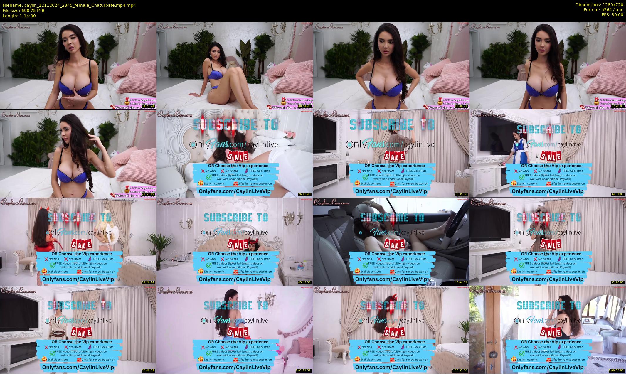 caylin — 74 minute Chaturbate female cam show recording, 720p, Nov 12, 2024