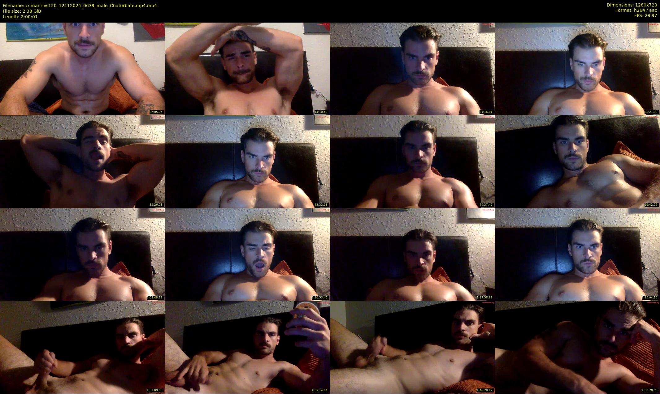 ccmanrivs120 — 121 minute Chaturbate male cam show recording, 720p, Nov 12, 2024