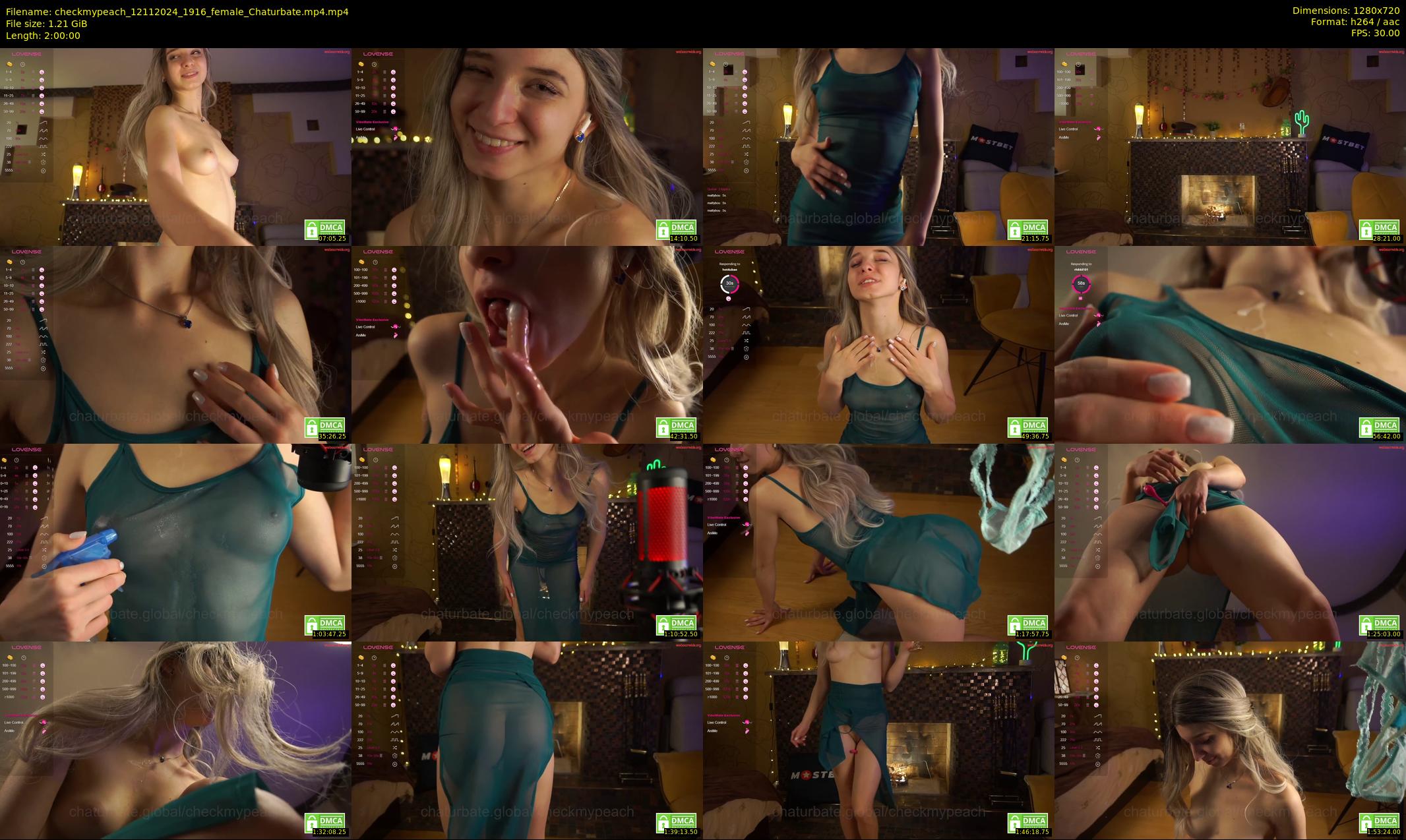checkmypeach — 120 minute Chaturbate female cam show recording, 720p, Nov 12, 2024