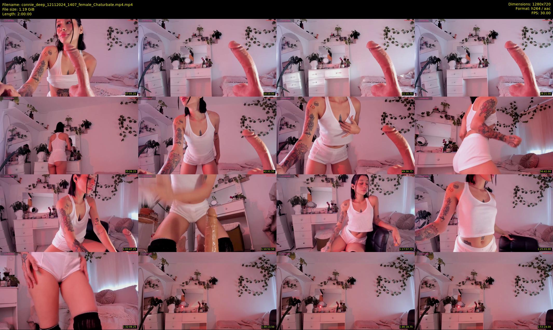 connie_deep — 120 minute Chaturbate female cam show recording, 720p, Nov 12, 2024