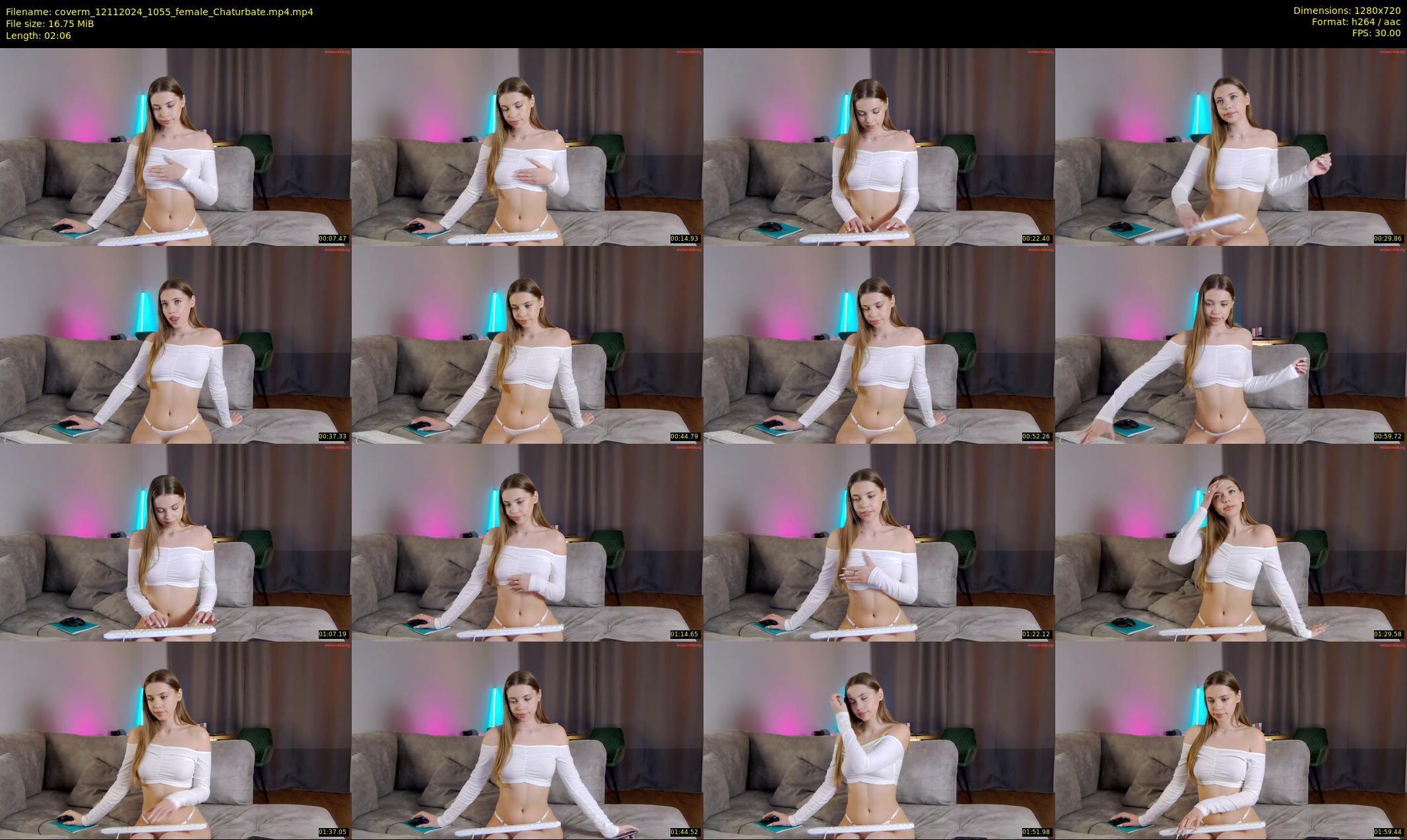 coverm — 3 minute Chaturbate female cam show recording, 720p, Nov 12, 2024