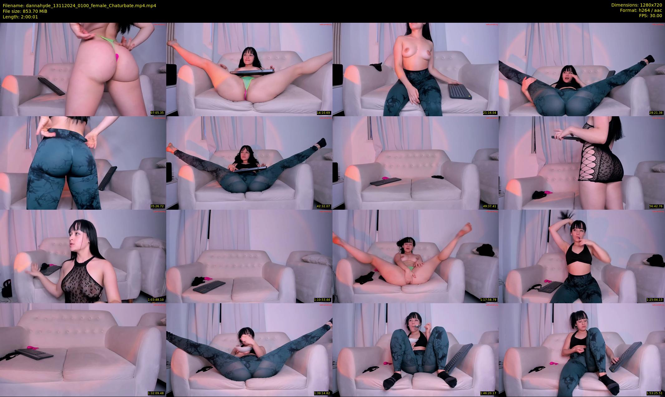 dannahyde — 121 minute Chaturbate female cam show recording, 720p, Nov 13, 2024