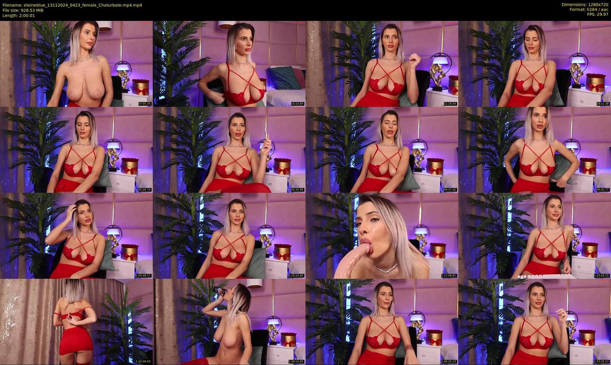 eleineblue — 121 minute Chaturbate female cam show recording, 720p, Nov 13, 2024