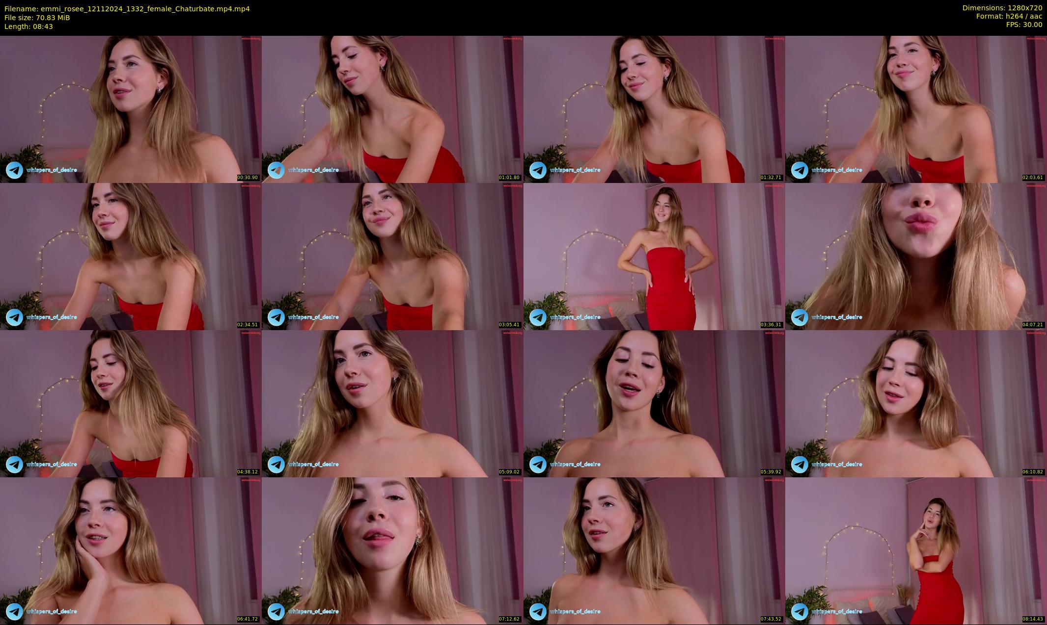 emmi_rosee — 9 minute Chaturbate female cam show recording, 720p, Nov 12, 2024