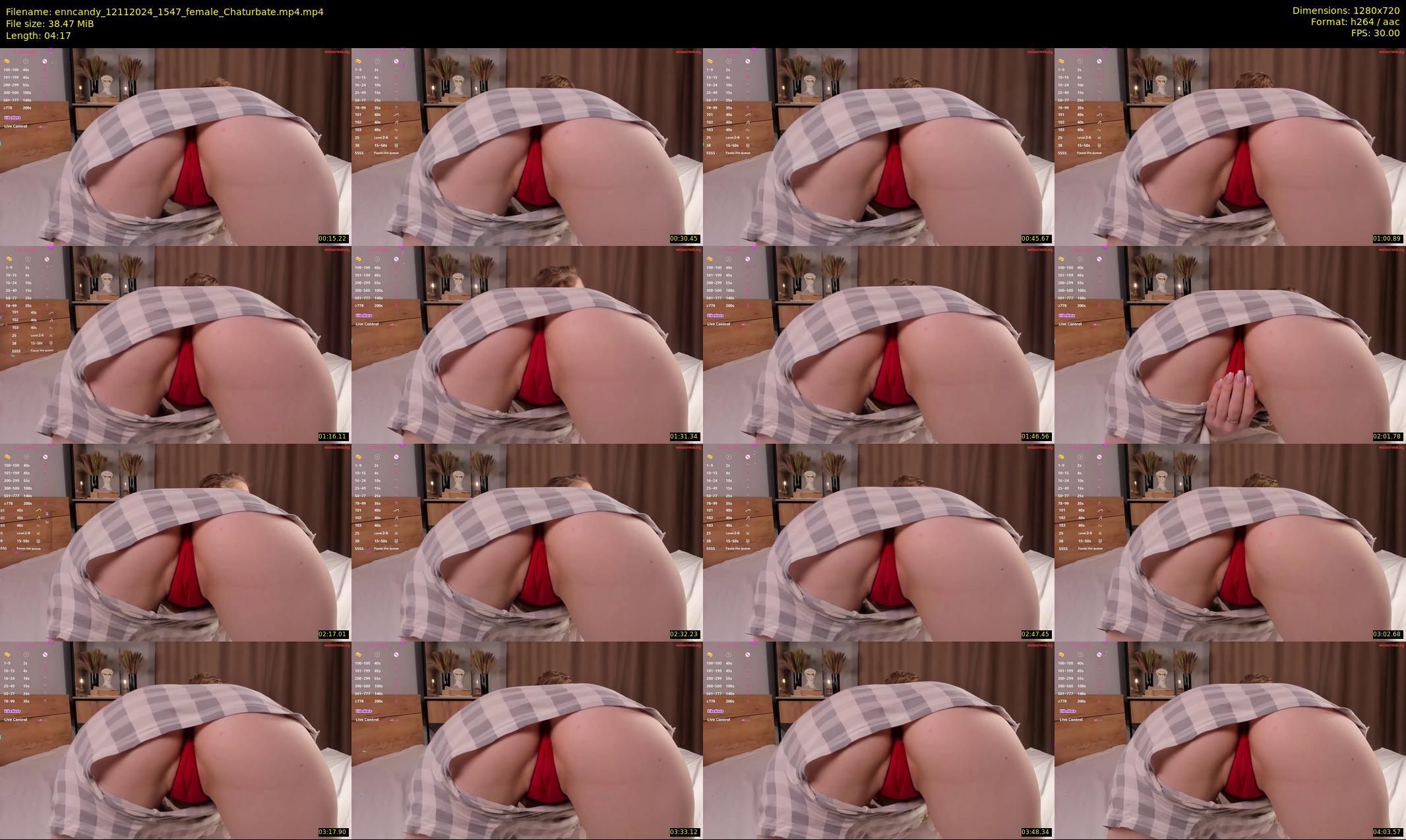 enncandy — 5 minute Chaturbate female cam show recording, 720p, Nov 12, 2024