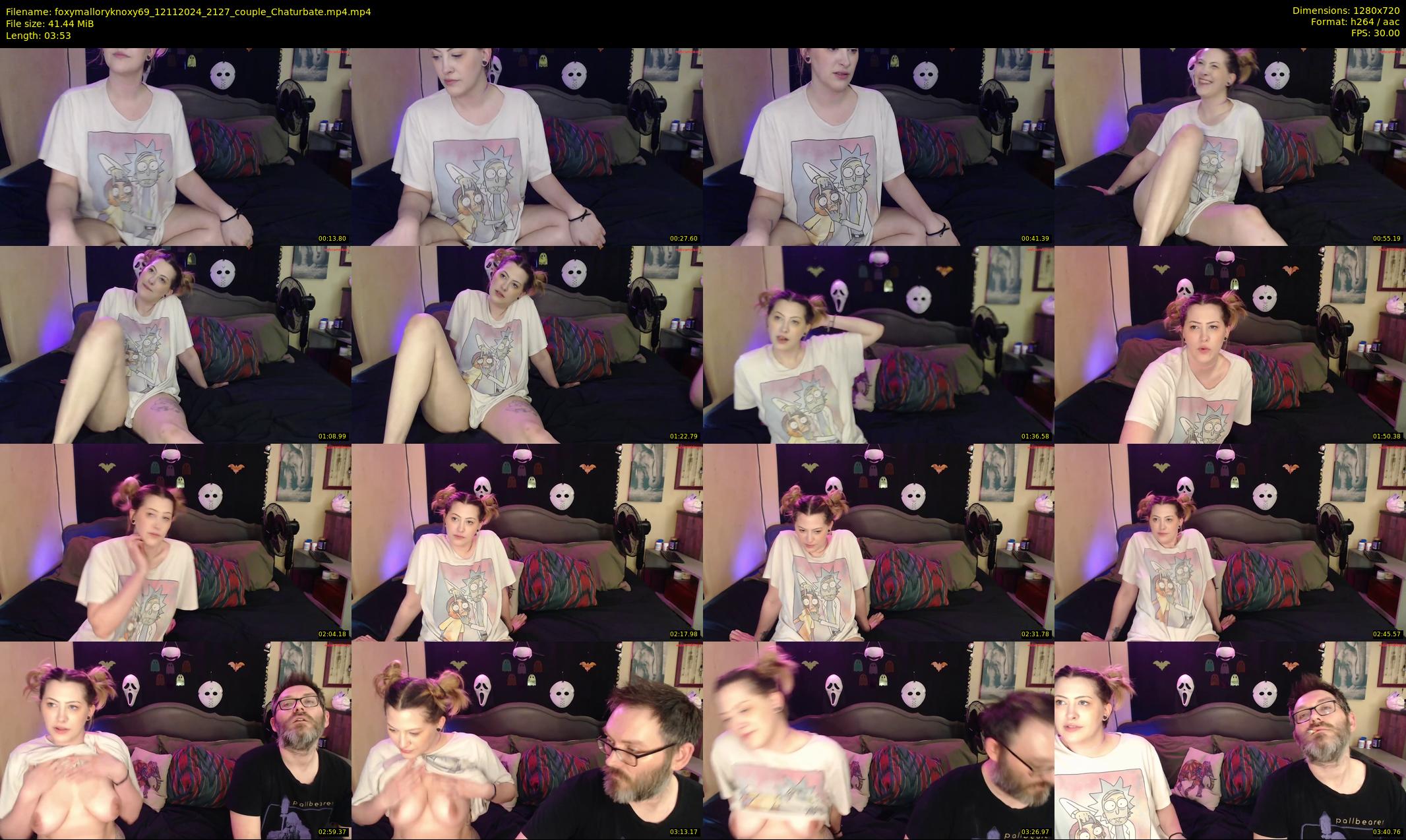 foxymalloryknoxy69 — 4 minute Chaturbate couple cam show recording, 720p, Nov 12, 2024