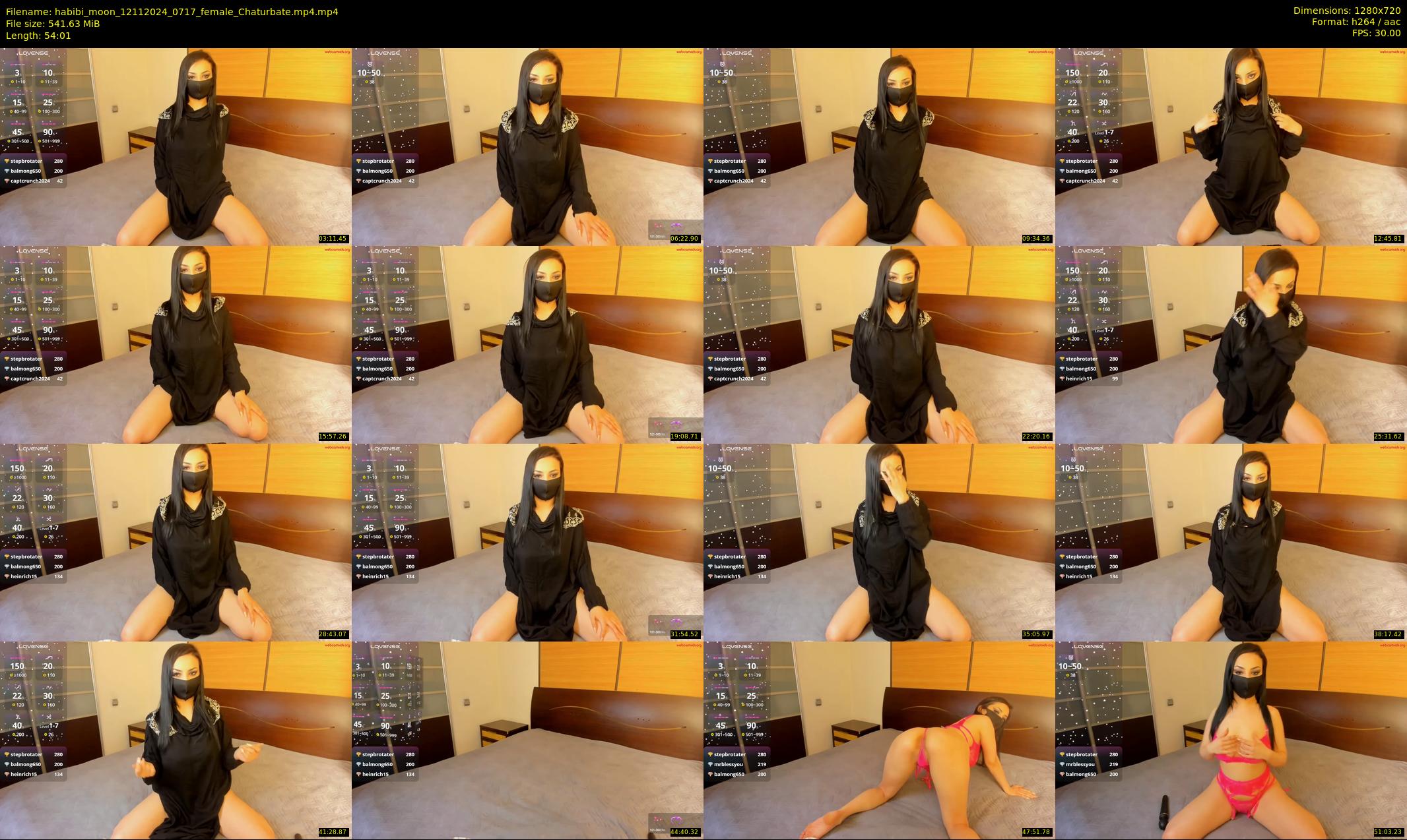 habibi_moon — 55 minute Chaturbate female cam show recording, 720p, Nov 12, 2024