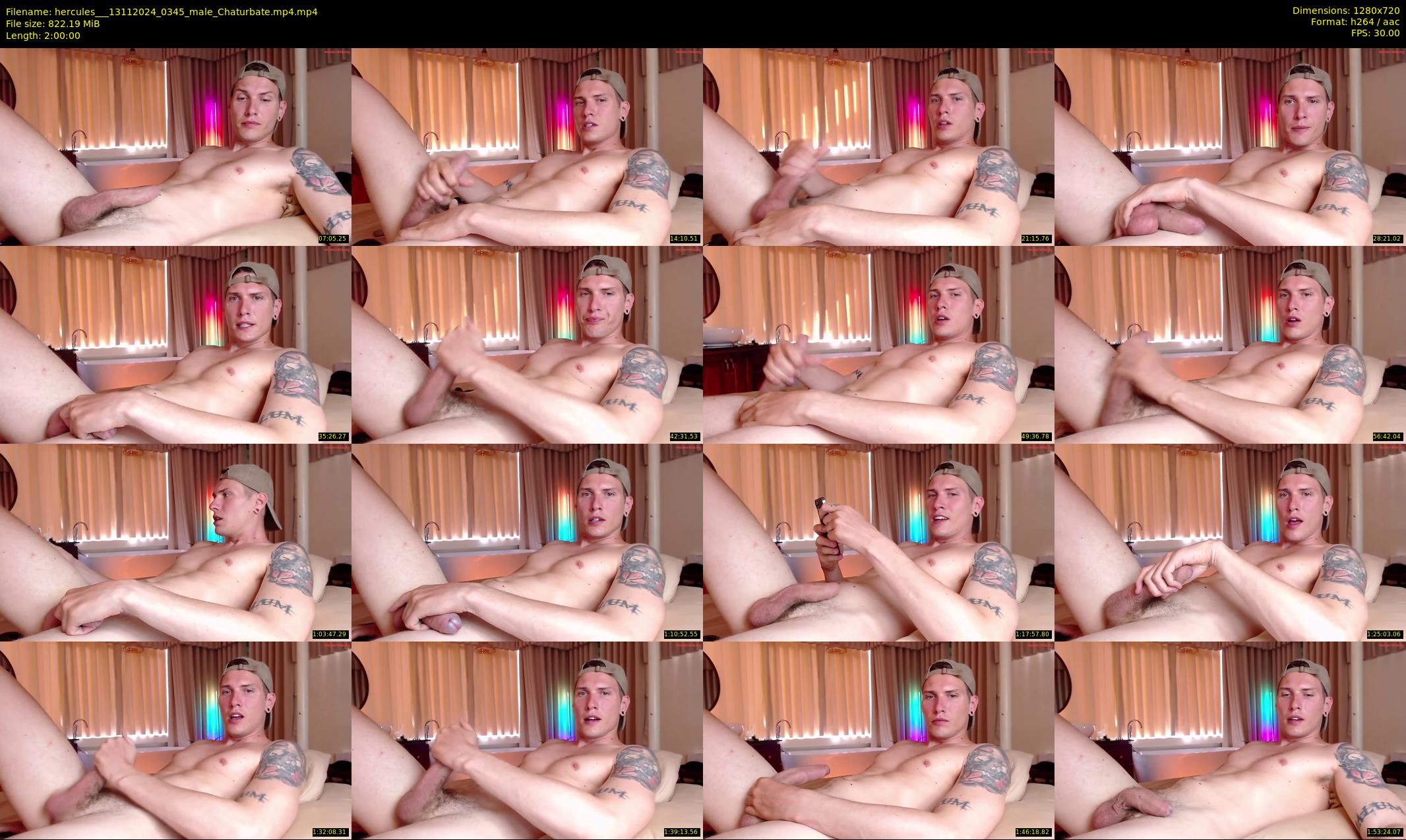 hercules__ — 120 minute Chaturbate male cam show recording, 720p, Nov 13, 2024