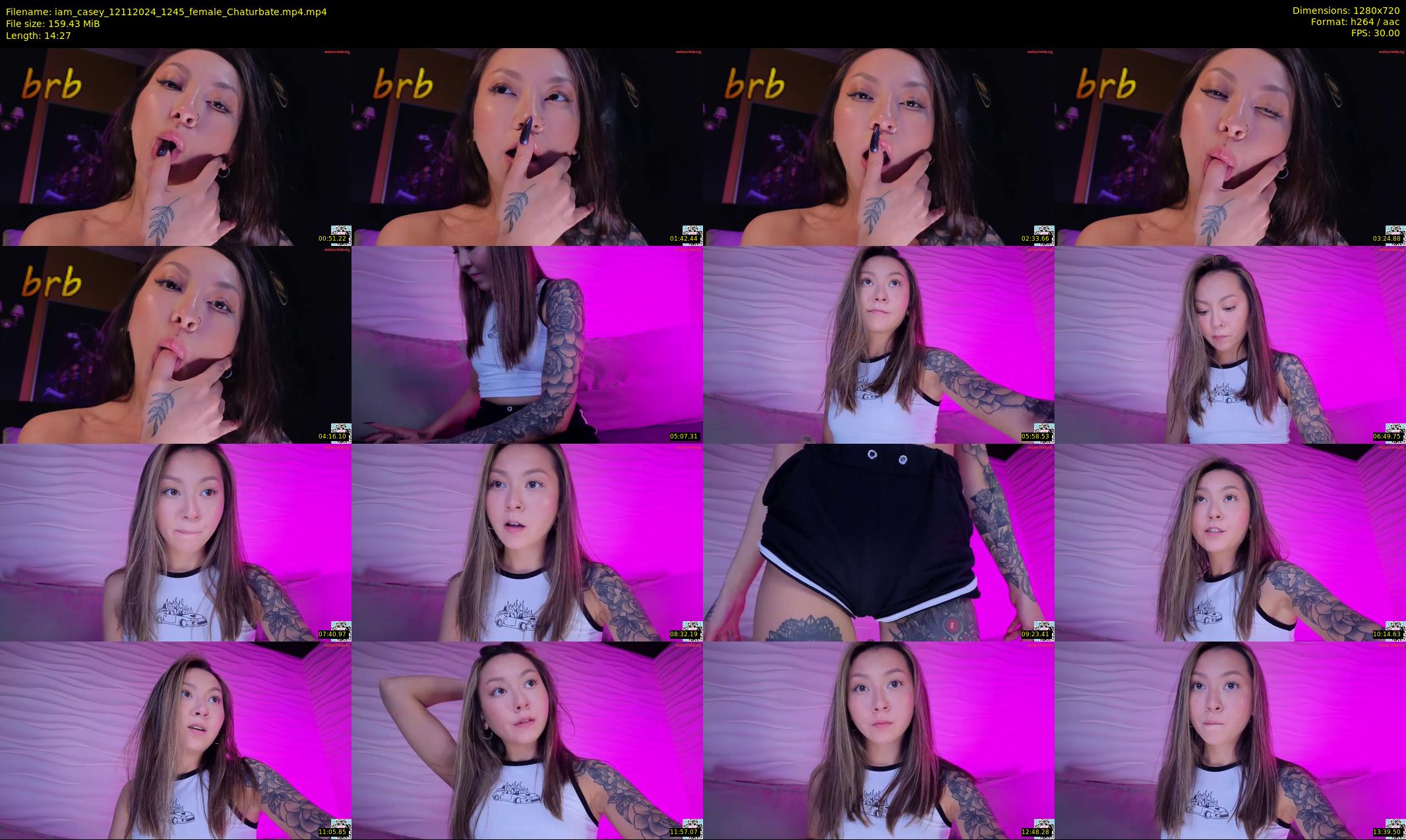 iam_casey — 15 minute Chaturbate female cam show recording, 720p, Nov 12, 2024