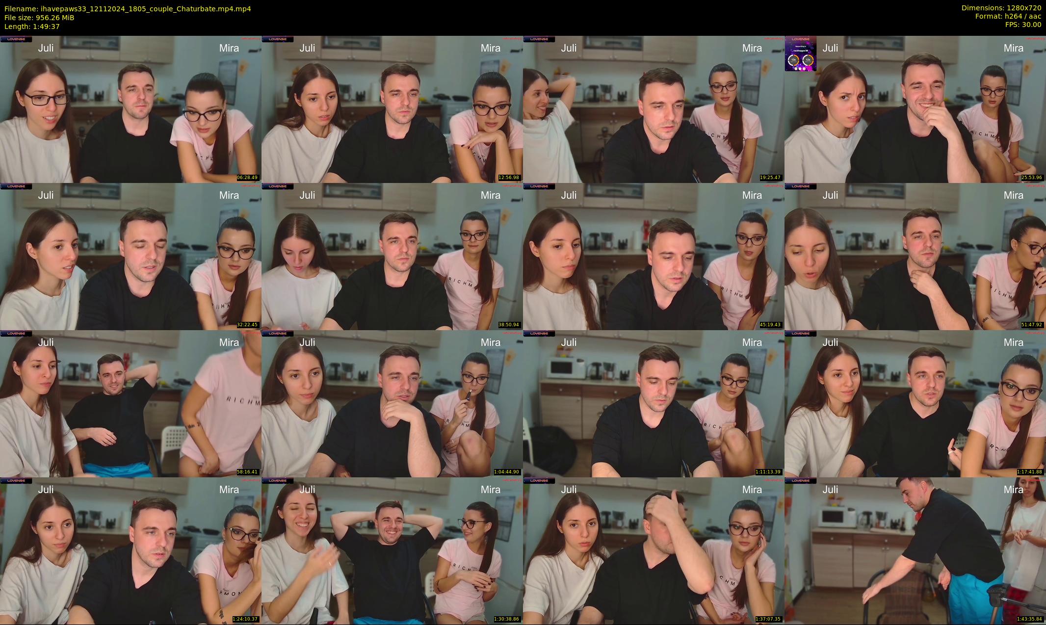 ihavepaws33 — 110 minute Chaturbate couple cam show recording, 720p, Nov 12, 2024
