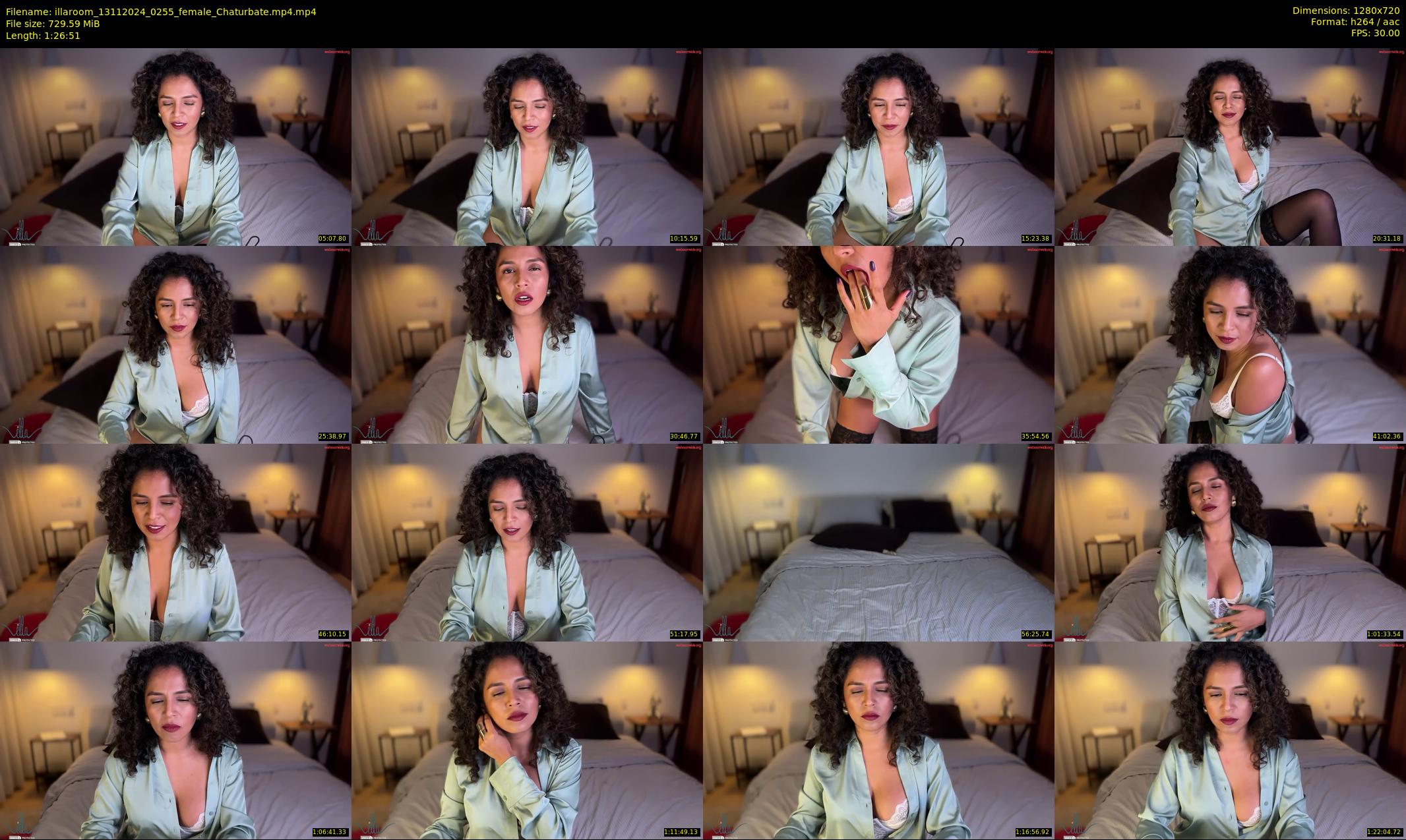 illaroom — 87 minute Chaturbate female cam show recording, 720p, Nov 13, 2024