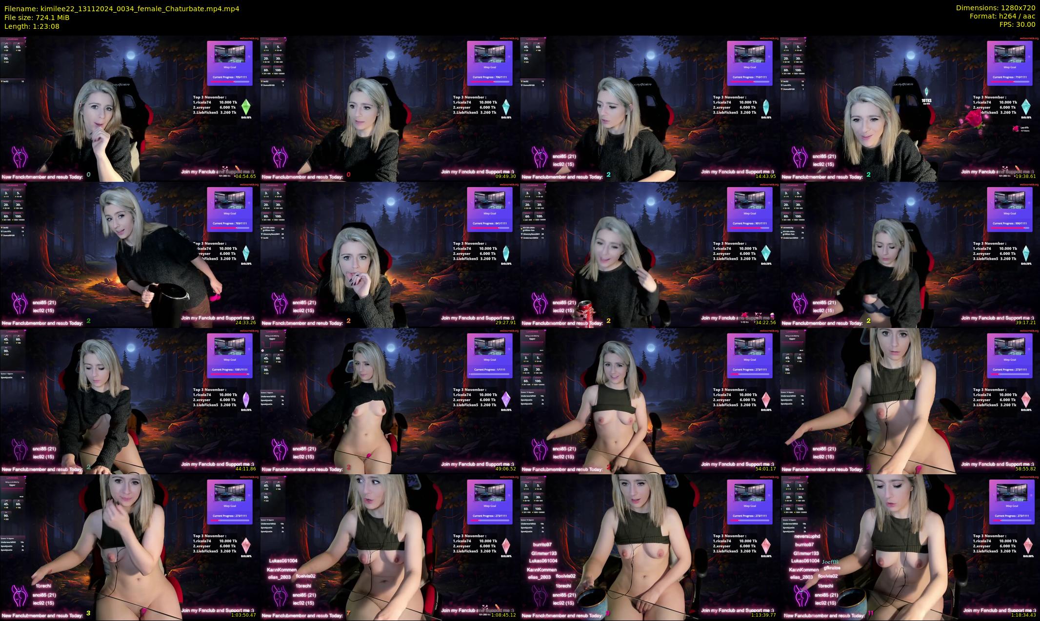 kimilee22 — 84 minute Chaturbate female cam show recording, 720p, Nov 13, 2024