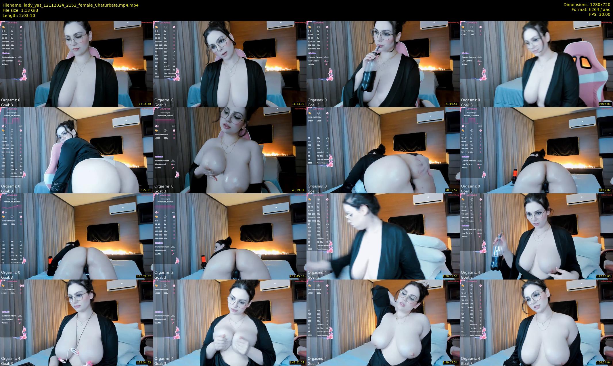 lady_yas — 124 minute Chaturbate female cam show recording, 720p, Nov 12, 2024