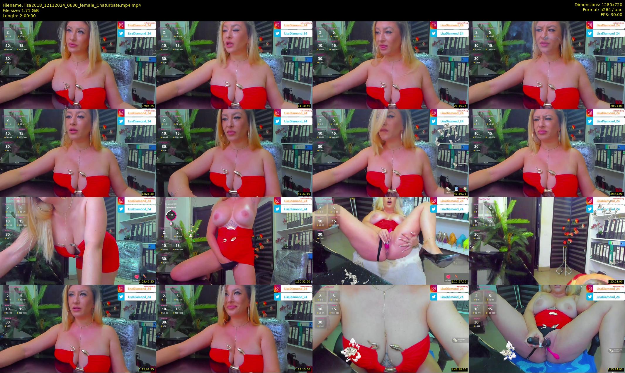 lisa2018 — 120 minute Chaturbate female cam show recording, 720p, Nov 12, 2024