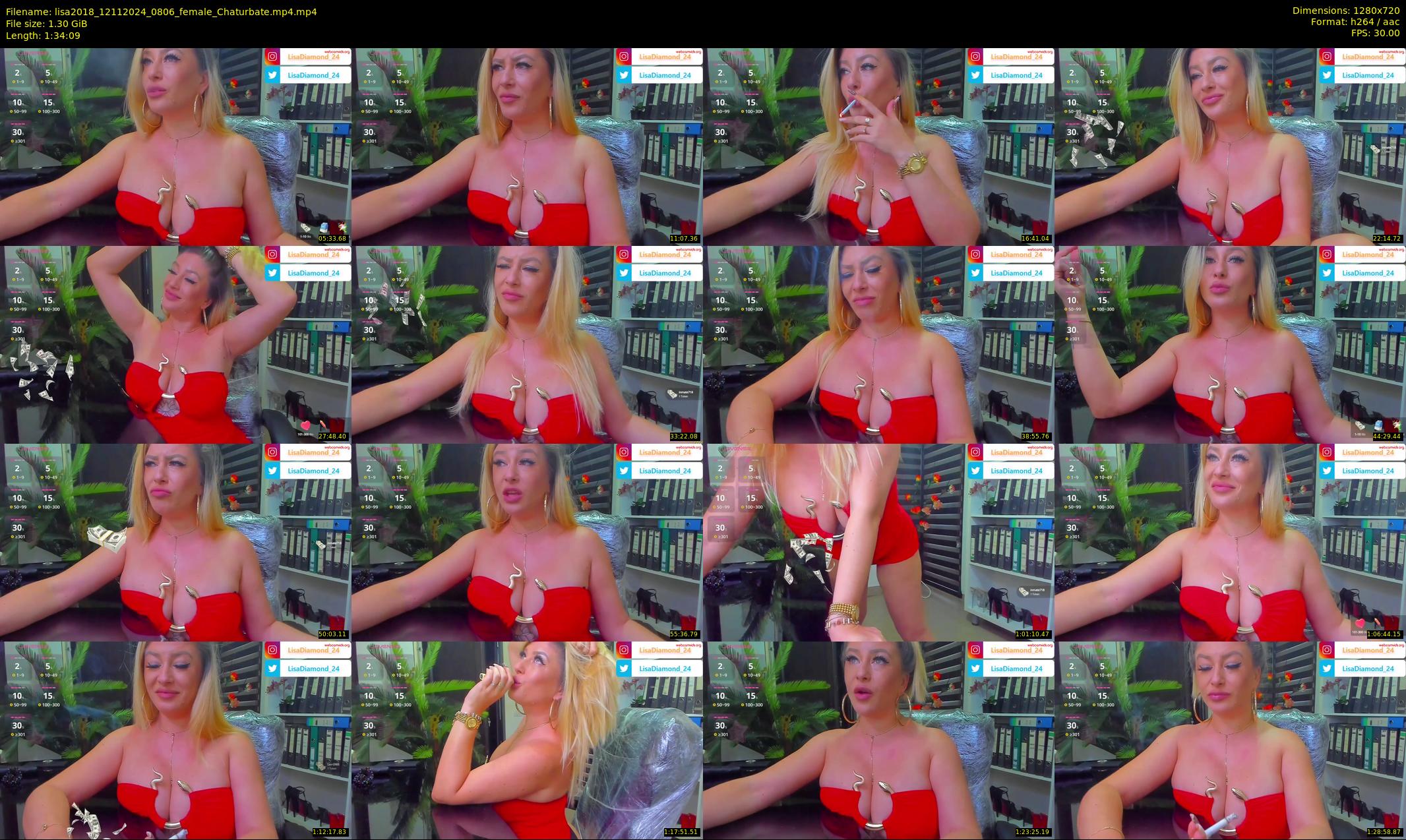 lisa2018 — 95 minute Chaturbate female cam show recording, 720p, Nov 12, 2024