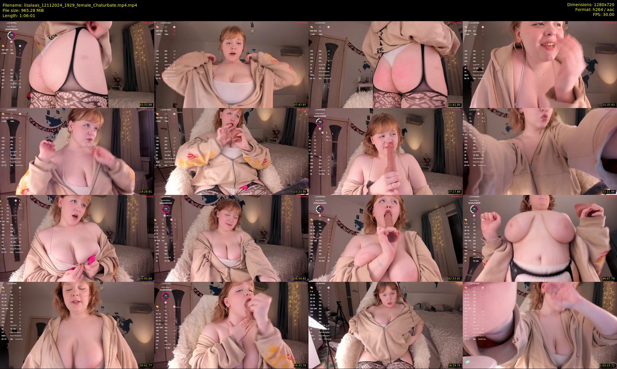 lisalaas — 67 minute Chaturbate female cam show recording, 720p, Nov 12, 2024