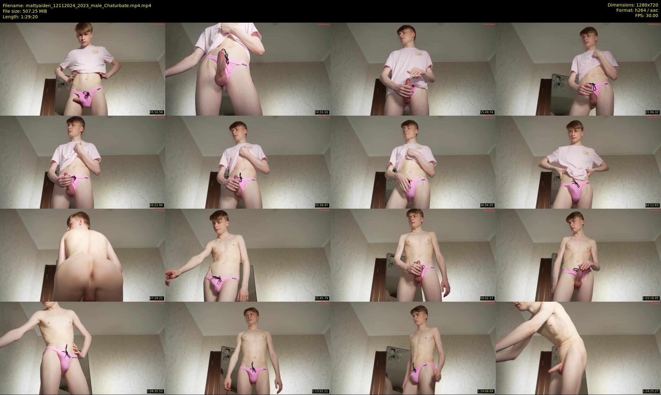 mattyaiden — 90 minute Chaturbate male cam show recording, 720p, Nov 12, 2024