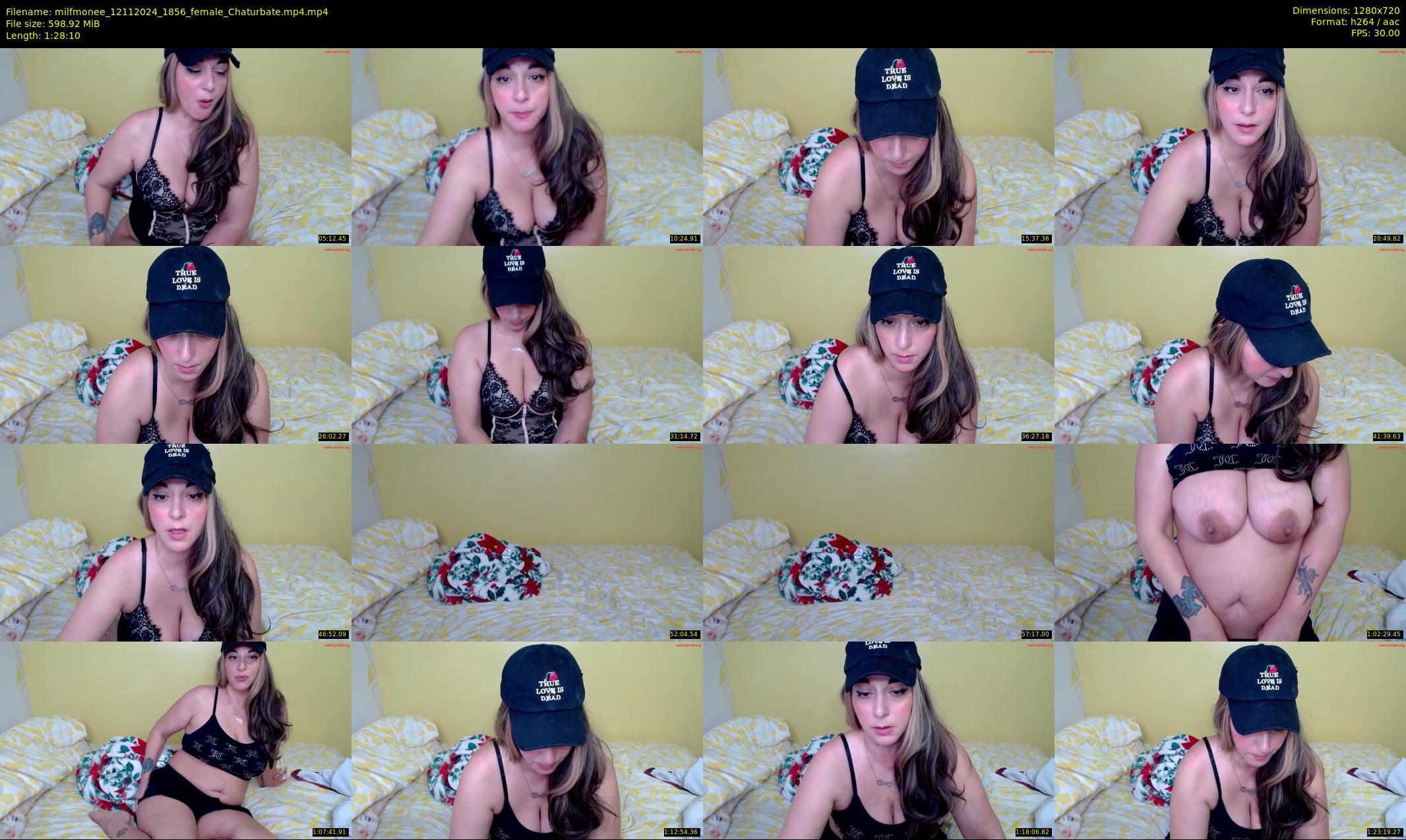 milfmonee — 89 minute Chaturbate female cam show recording, 720p, Nov 12, 2024