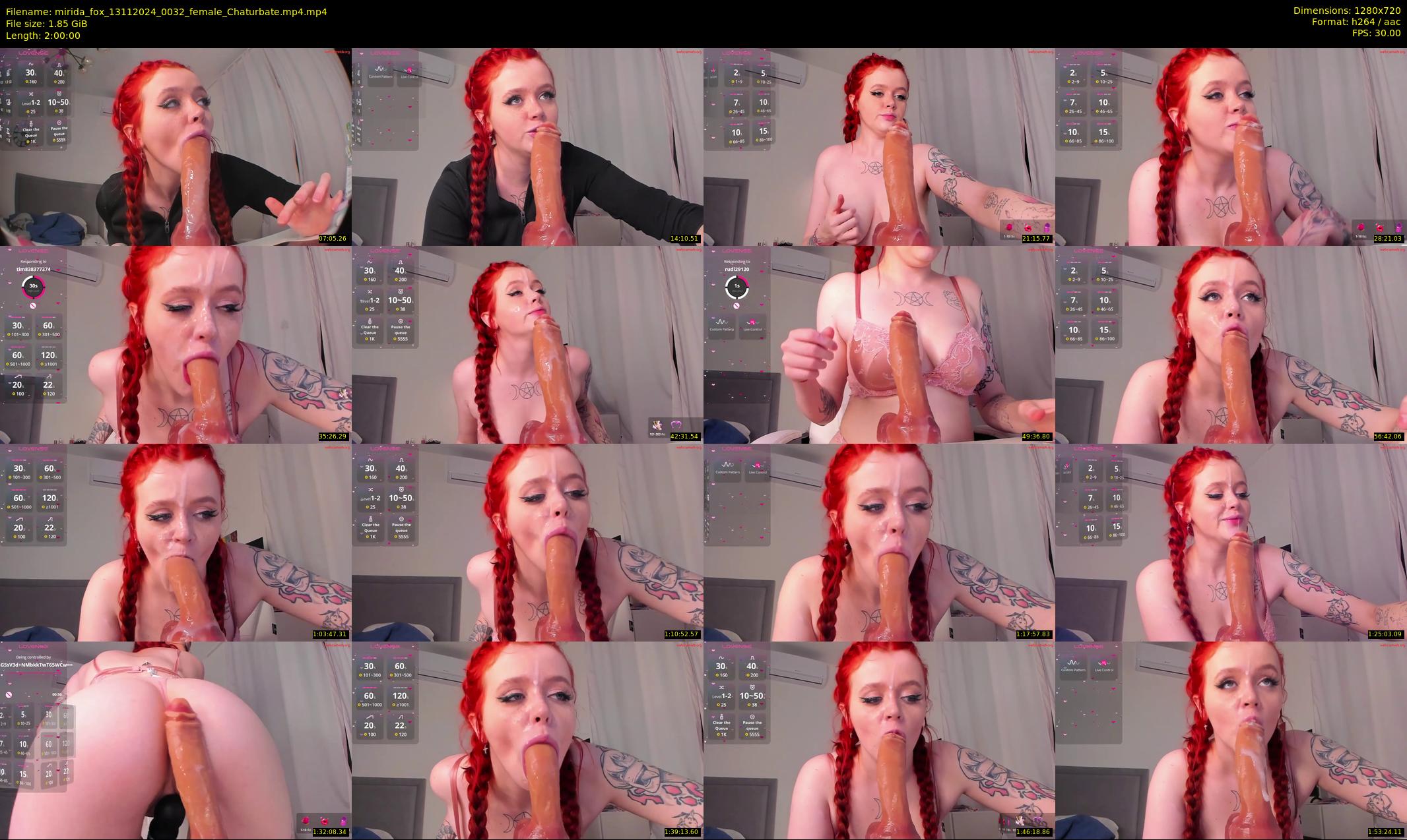 mirida_fox — 120 minute Chaturbate female cam show recording, 720p, Nov 13, 2024