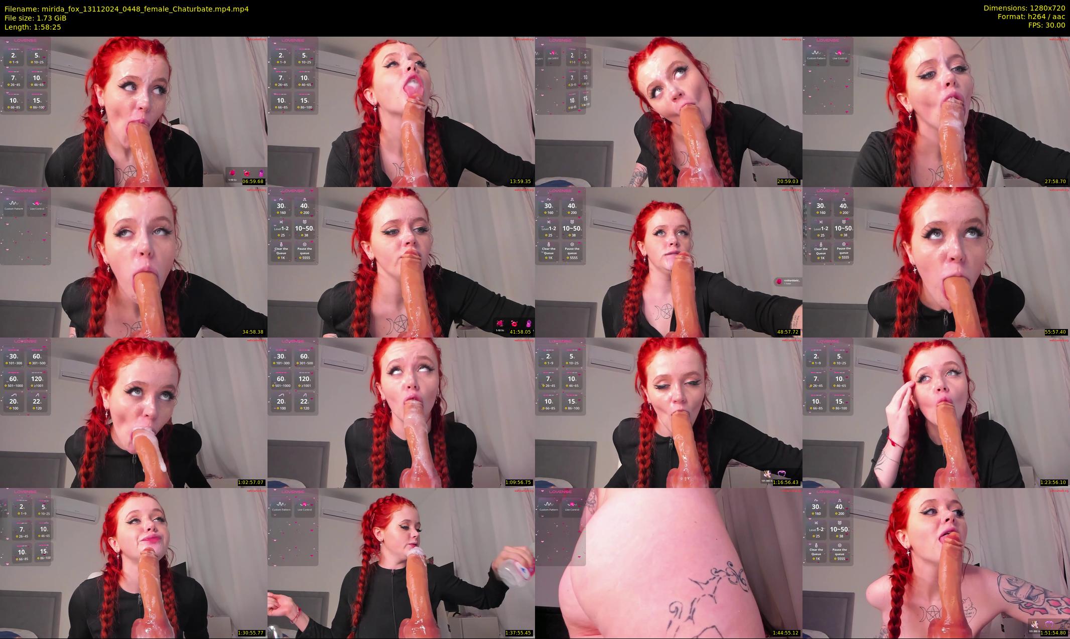 mirida_fox — 119 minute Chaturbate female cam show recording, 720p, Nov 13, 2024