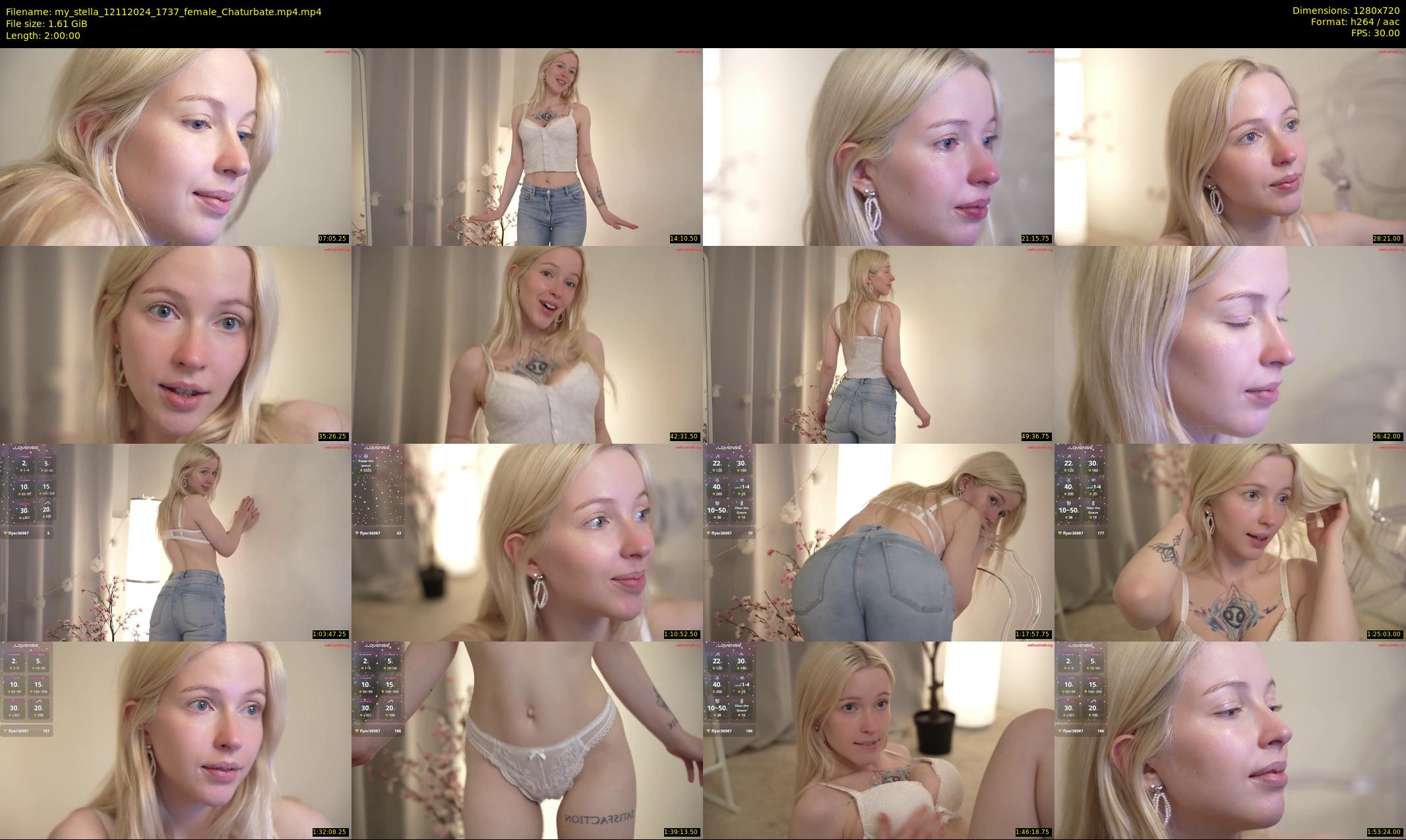 my_stella — 120 minute Chaturbate female cam show recording, 720p, Nov 12, 2024
