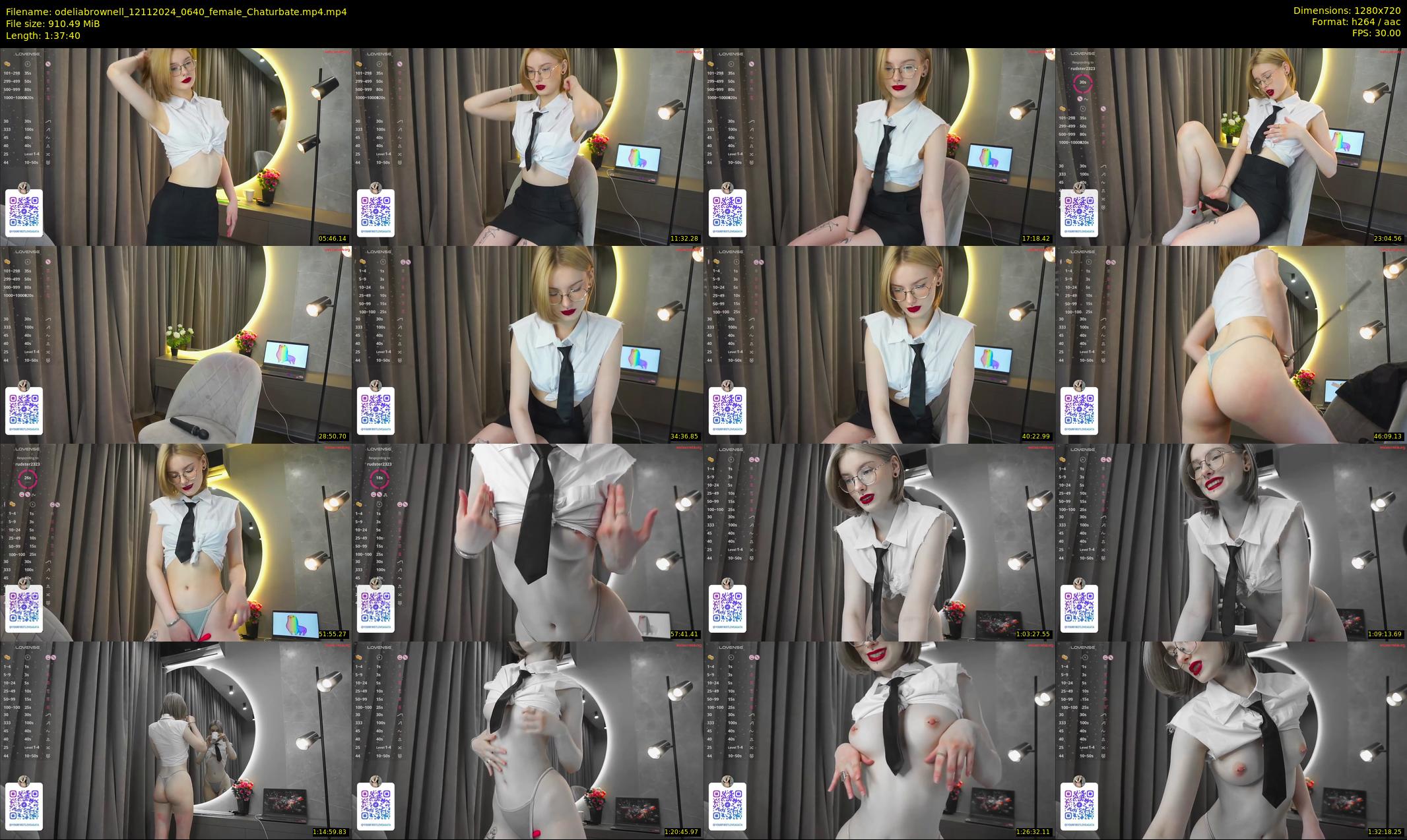 odeliabrownell — 98 minute Chaturbate female cam show recording, 720p, Nov 12, 2024