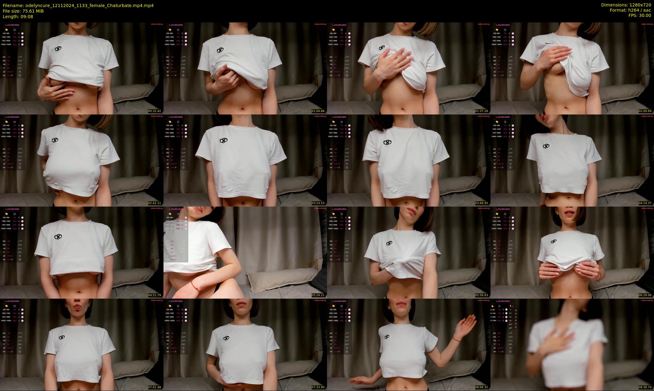 odelyncure — 10 minute Chaturbate female cam show recording, 720p, Nov 12, 2024