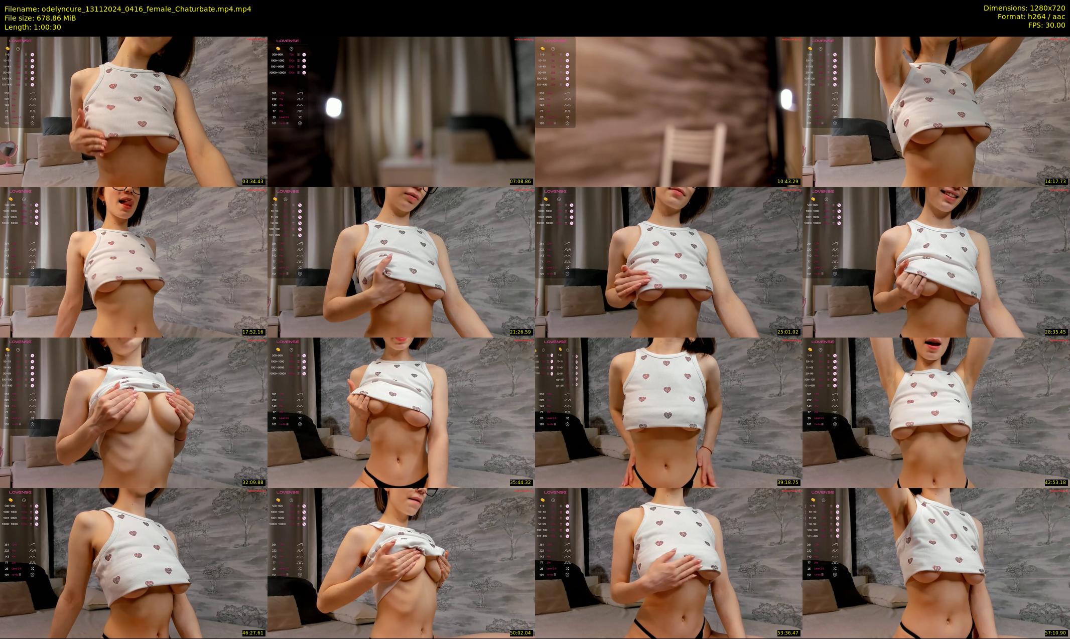 odelyncure — 61 minute Chaturbate female cam show recording, 720p, Nov 13, 2024