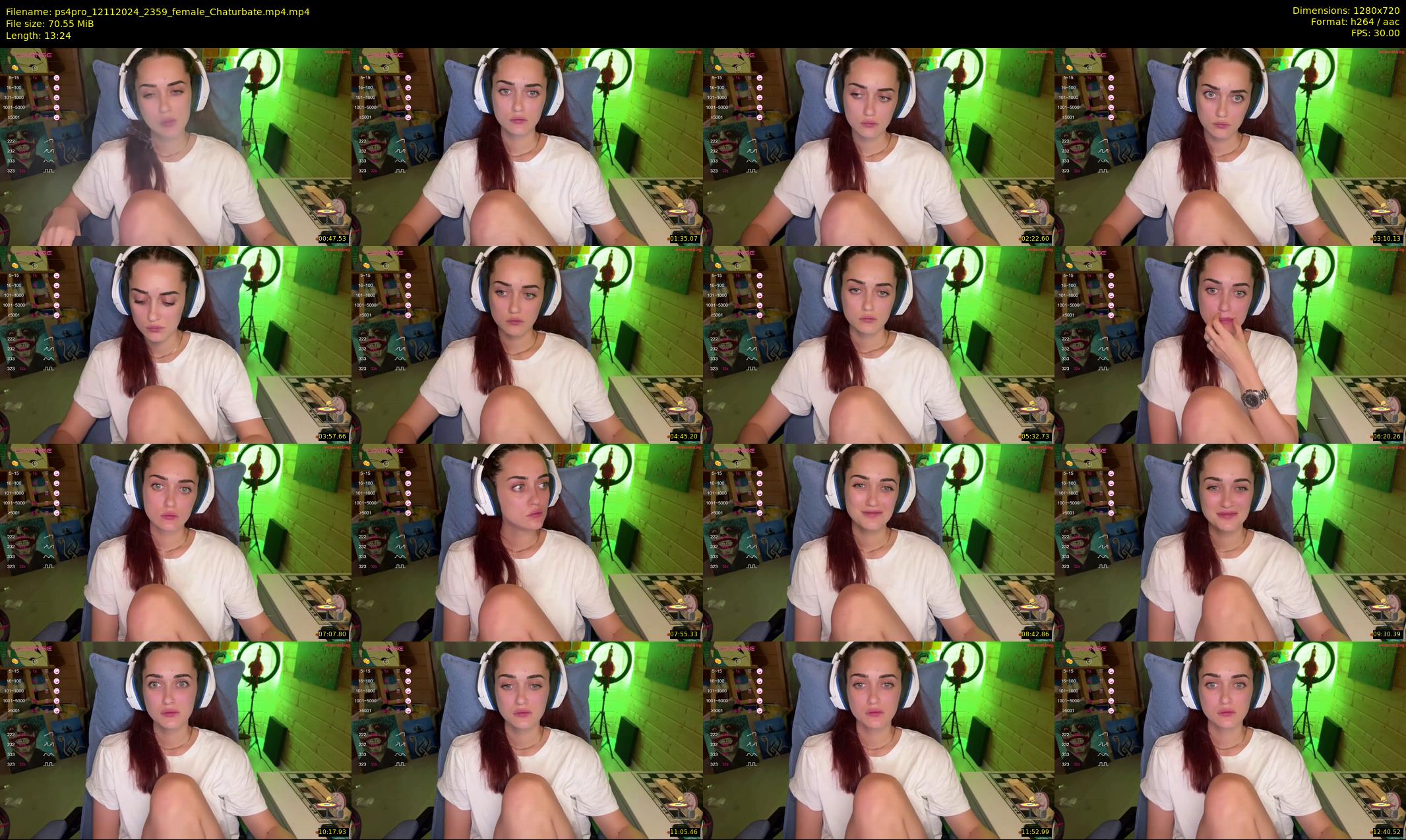 ps4pro — 14 minute Chaturbate female cam show recording, 720p, Nov 12, 2024