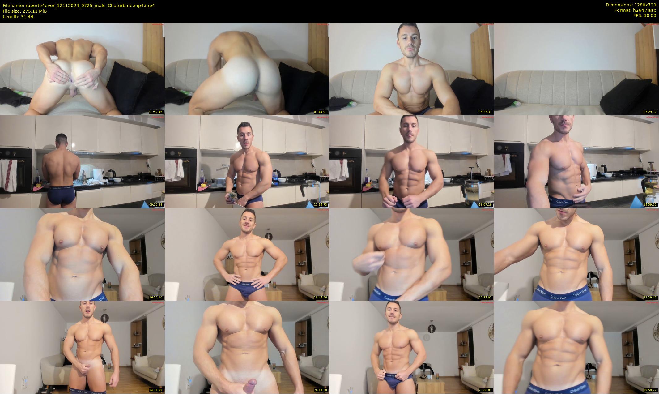 roberto4ever — 32 minute Chaturbate male cam show recording, 720p, Nov 12, 2024