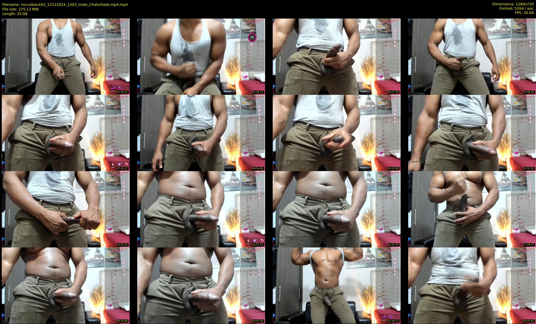 roccoblack02 — 26 minute Chaturbate male cam show recording, 720p, Nov 12, 2024