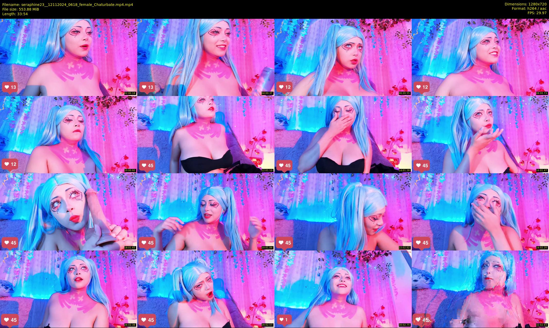 seraphine23_ — 34 minute Chaturbate female cam show recording, 720p, Nov 12, 2024
