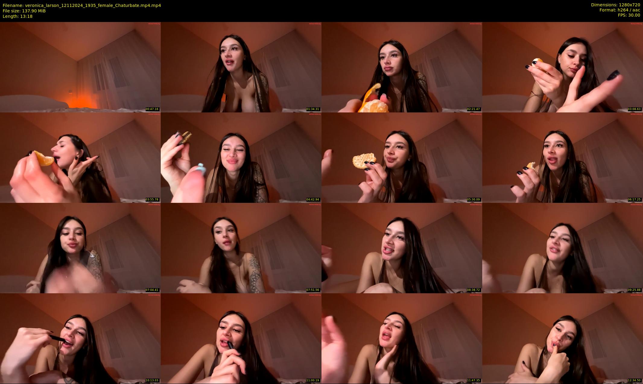 veronica_larson — 14 minute Chaturbate female cam show recording, 720p, Nov 12, 2024