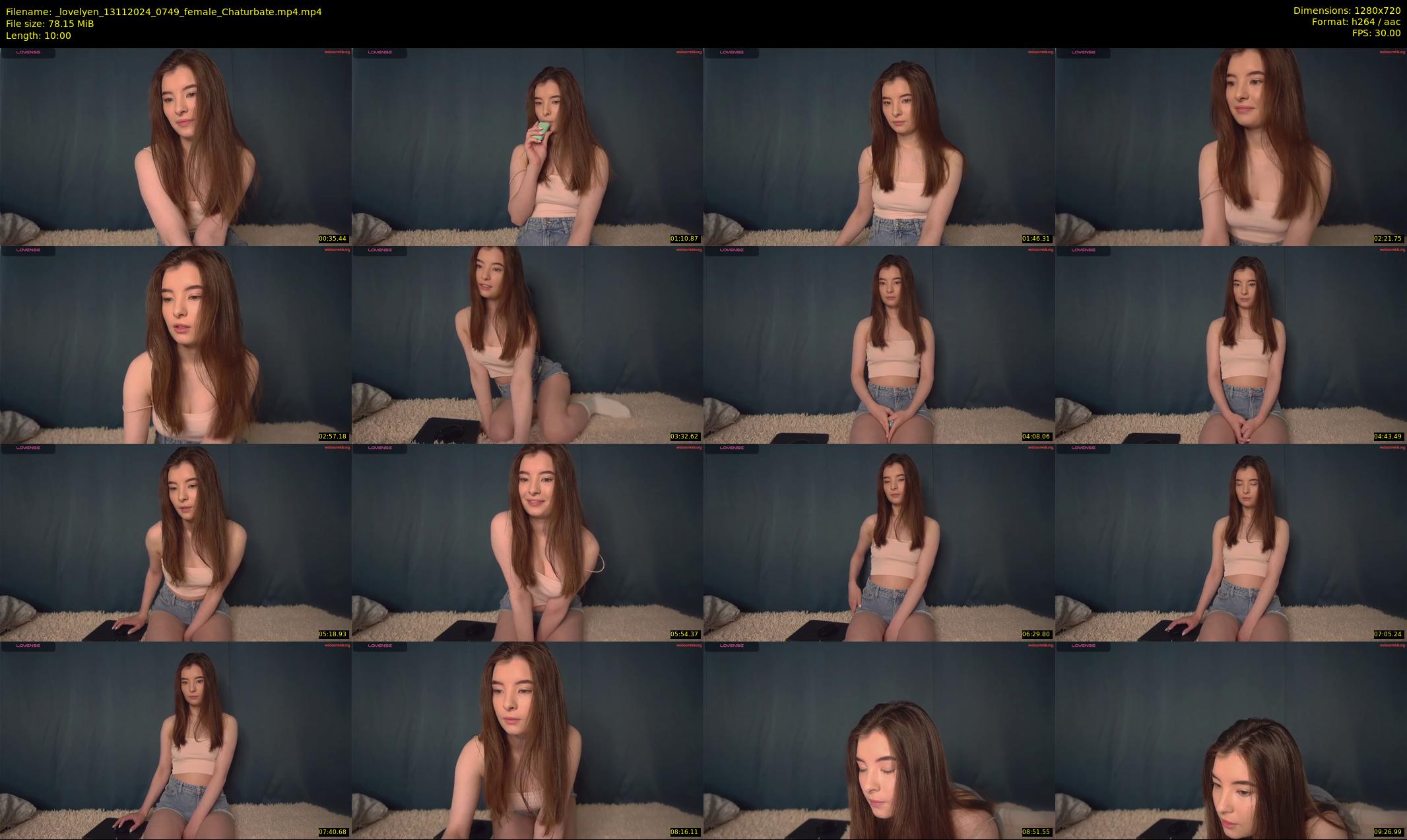 _lovelyen — 10 minute Chaturbate female cam show recording, 720p, Nov 13, 2024