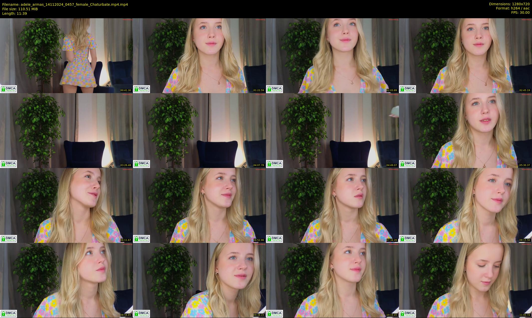 adele_armas — 12 minute Chaturbate female cam show recording, 720p, Nov 14, 2024
