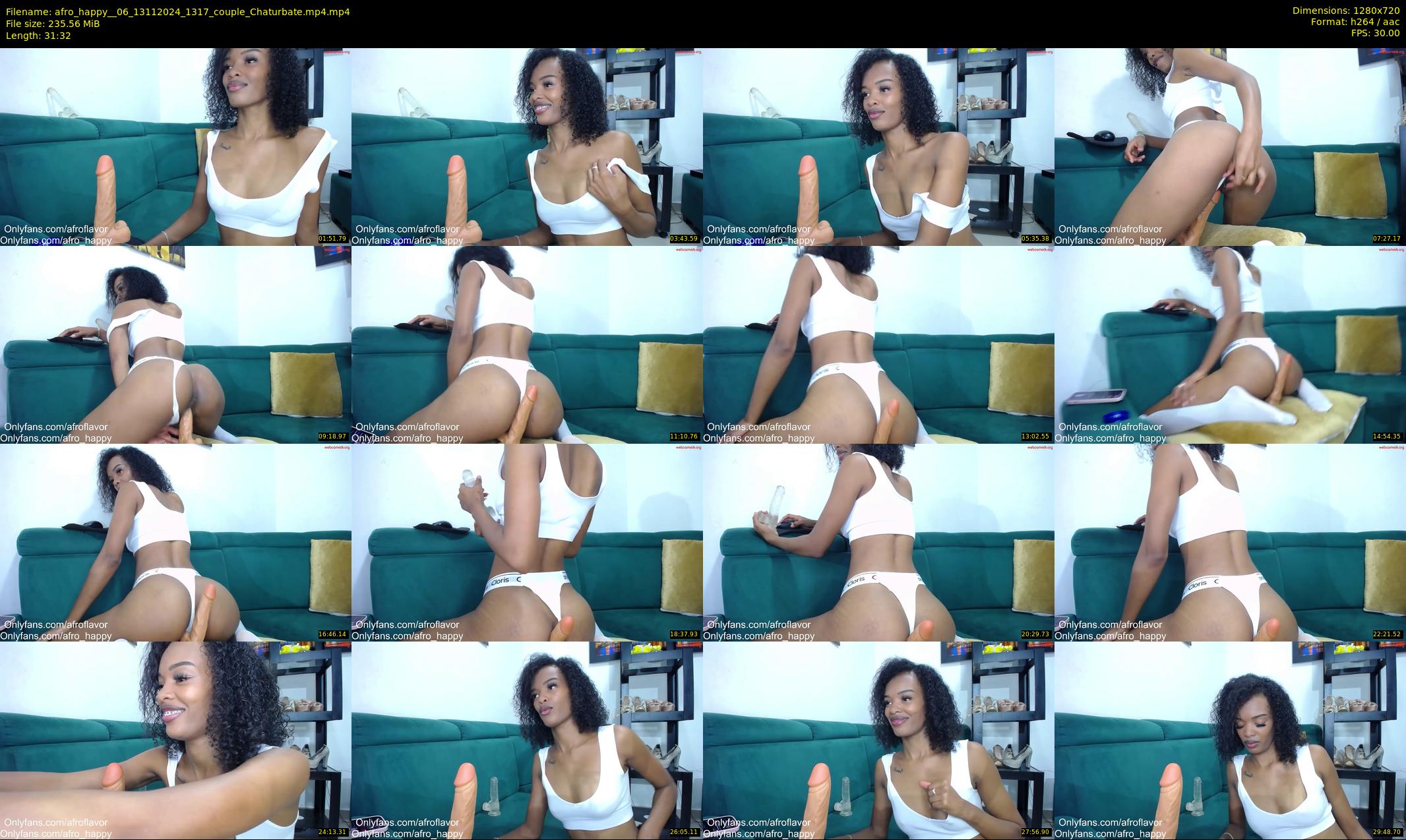 afro_happy__06 — 32 minute Chaturbate couple cam show recording, 720p, Nov 13, 2024