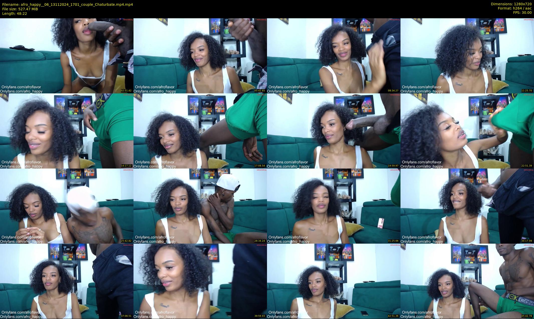 afro_happy__06 — 49 minute Chaturbate couple cam show recording, 720p, Nov 13, 2024