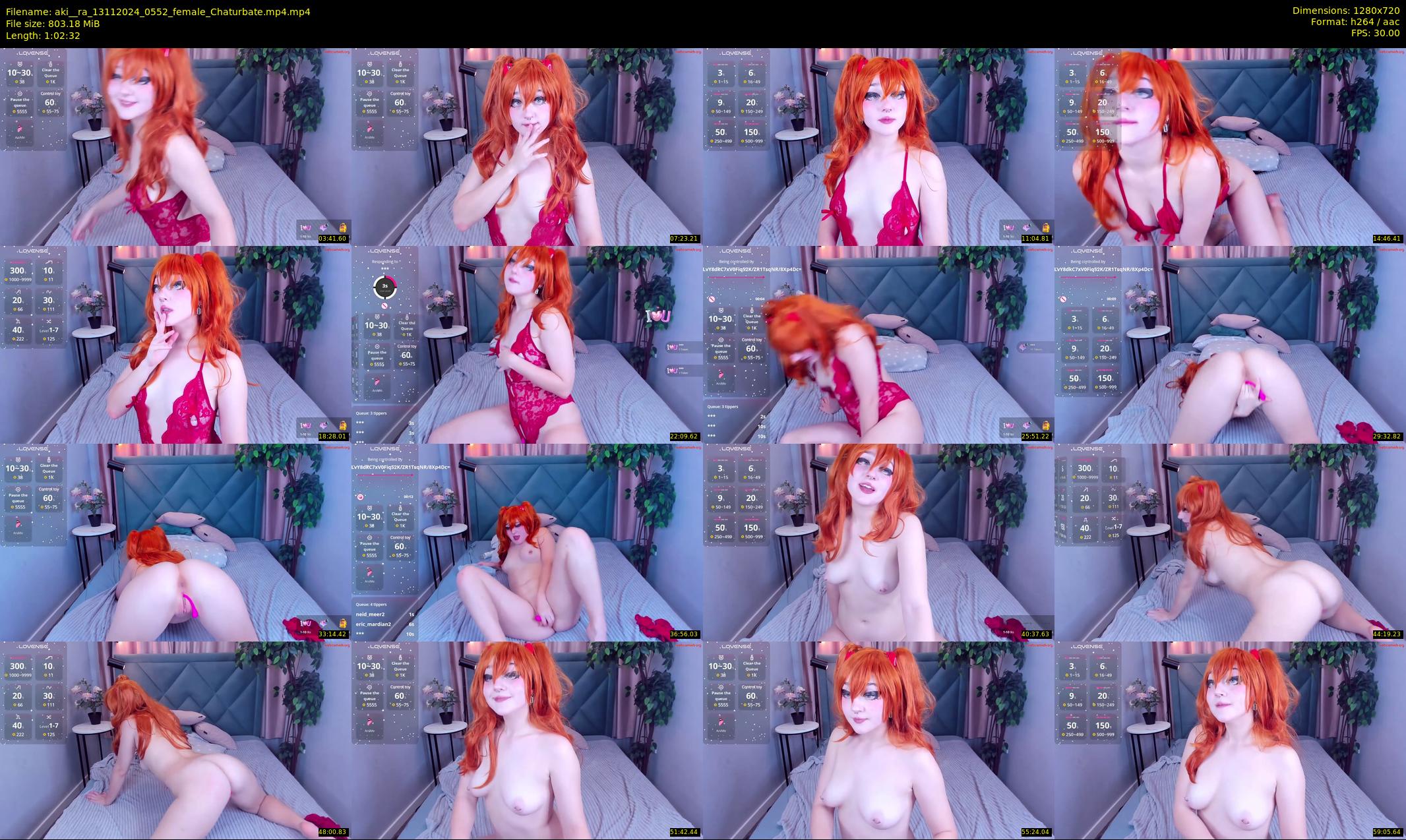 aki__ra — 63 minute Chaturbate female cam show recording, 720p, Nov 13, 2024