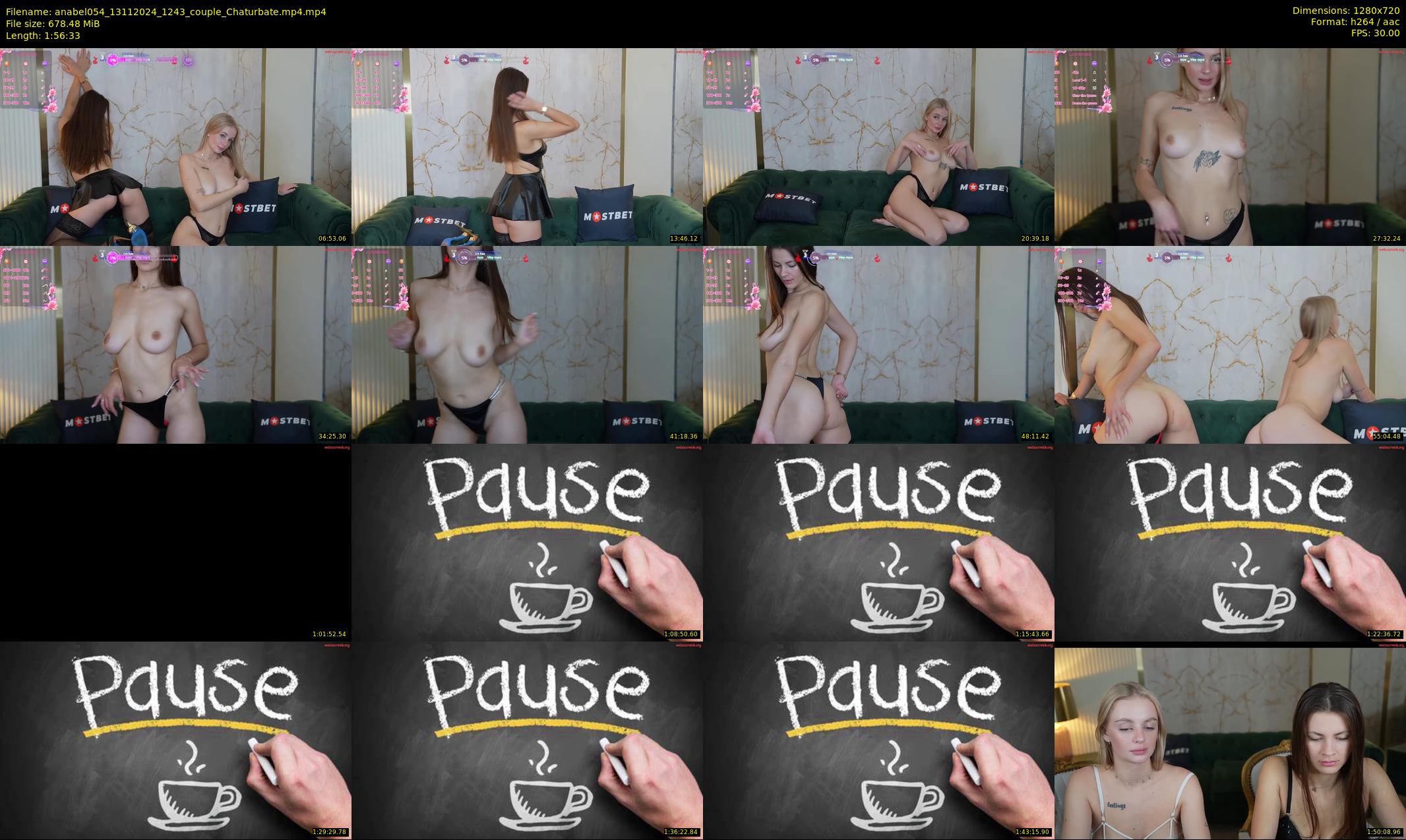 anabel054 — 117 minute Chaturbate female cam show recording, 720p, Nov 13, 2024