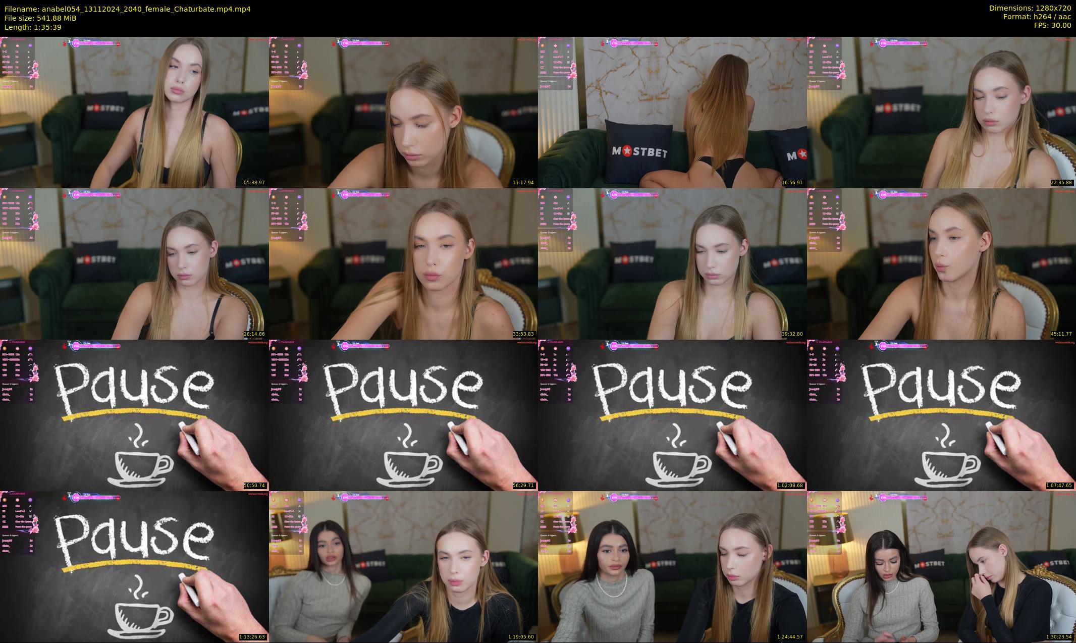 anabel054 — 96 minute Chaturbate female cam show recording, 720p, Nov 13, 2024