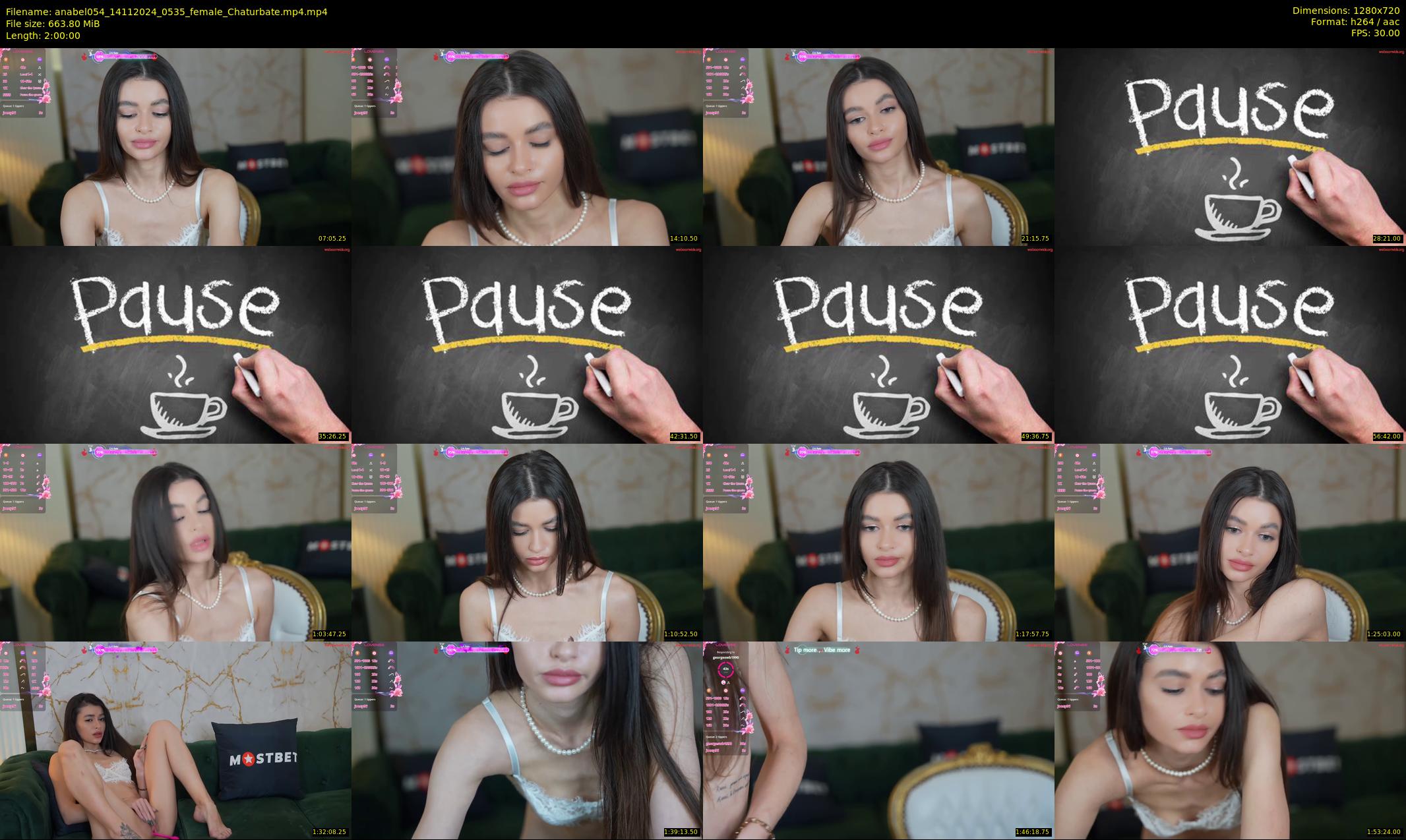 anabel054 — 120 minute Chaturbate female cam show recording, 720p, Nov 14, 2024