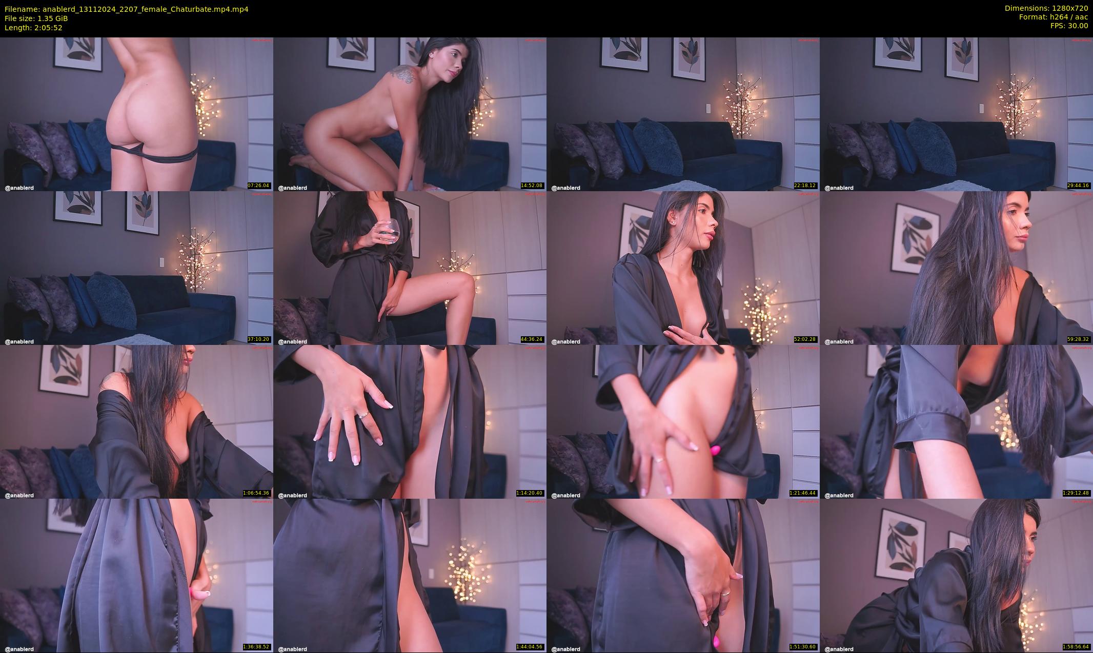 anablerd — 126 minute Chaturbate female cam show recording, 720p, Nov 13, 2024